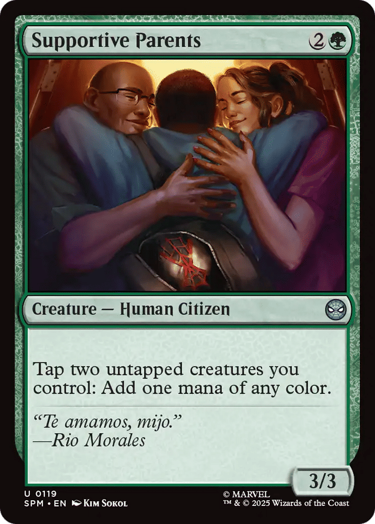 Parents encourageants — Marvel's Spider-Man — Magic: The Gathering