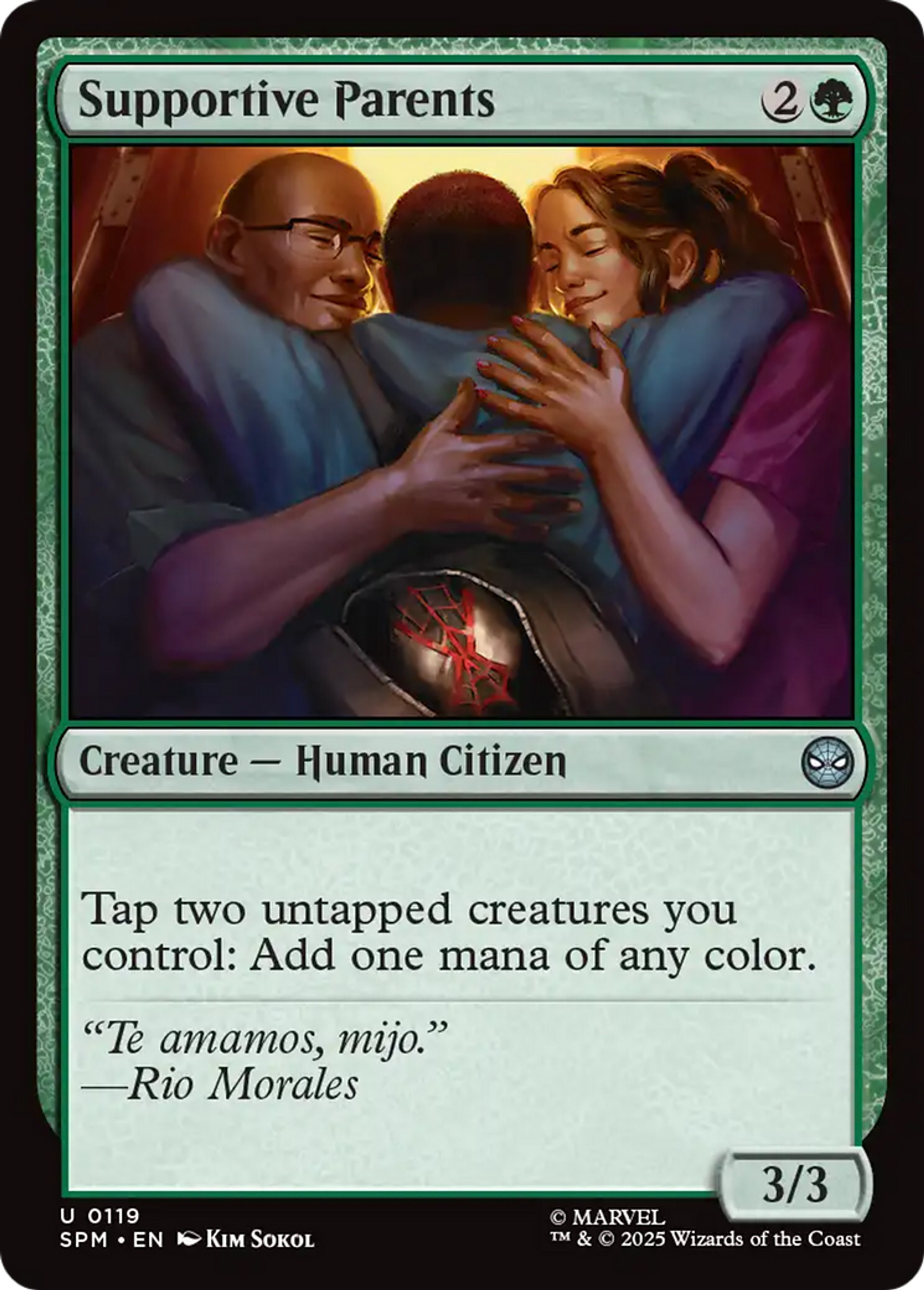 Supportive Parents — Marvel's Spider-Man — Magic: The Gathering