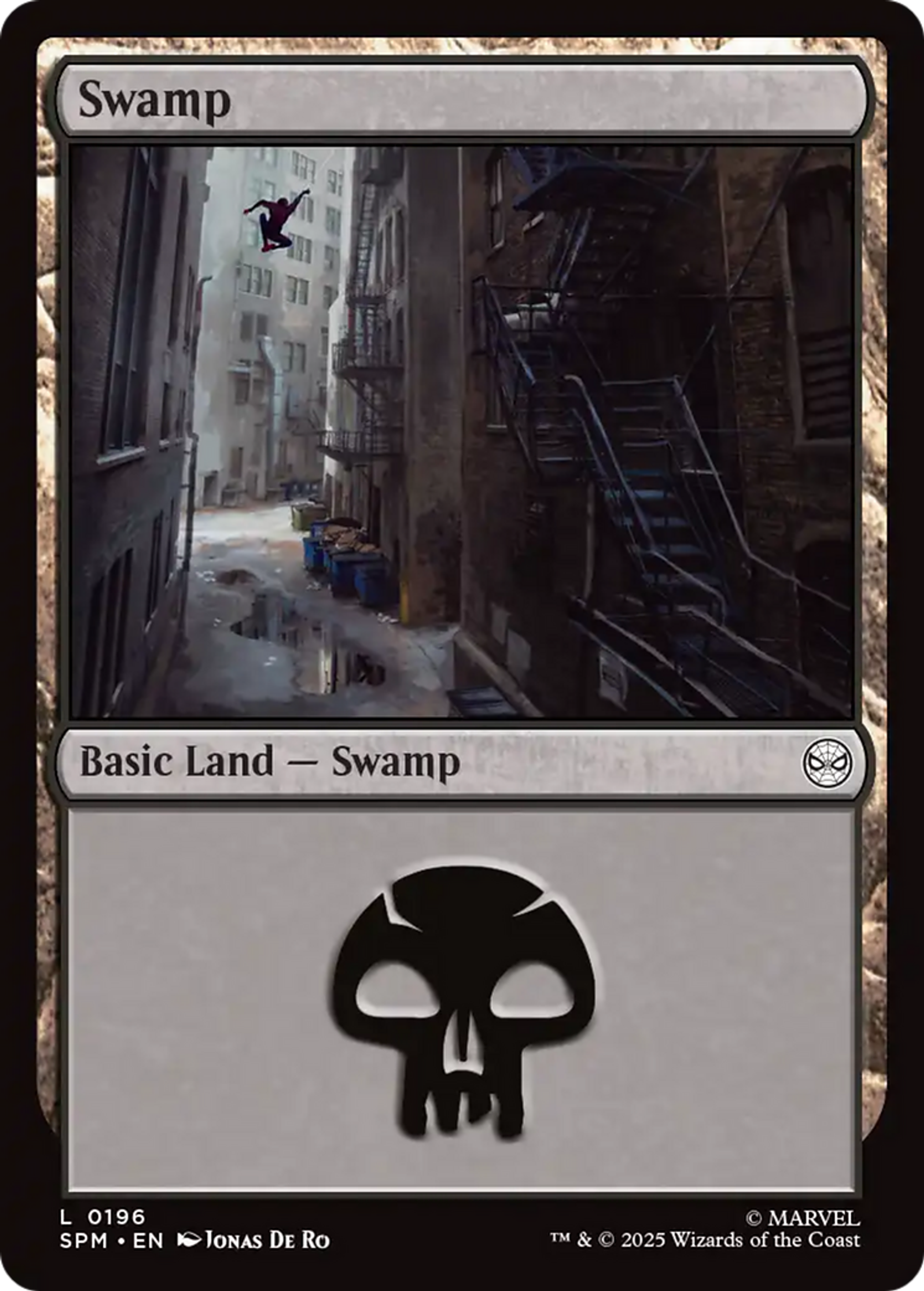 Swamp — Marvel's Spider-Man — Magic: The Gathering