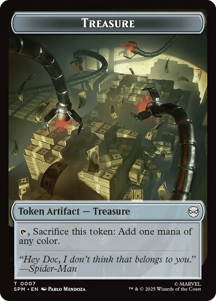 Treasure — Marvel's Spider-Man — Magic: The Gathering