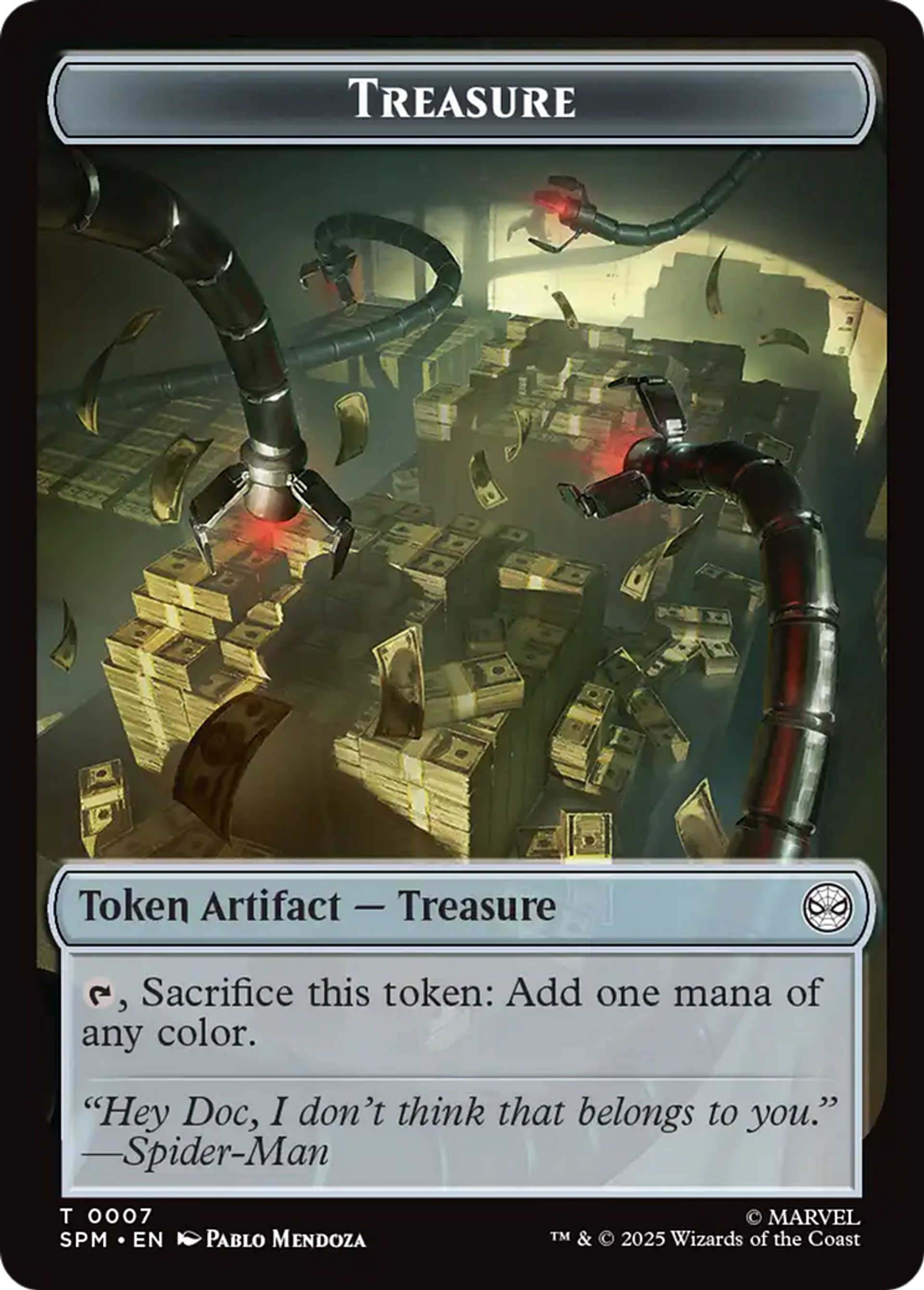 Treasure — Marvel's Spider-Man — Magic: The Gathering