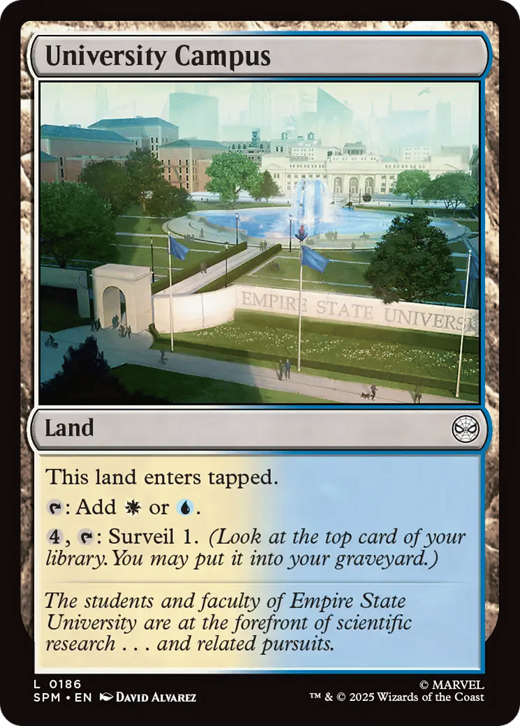 University Campus — Marvel's Spider-Man — Magic: The Gathering