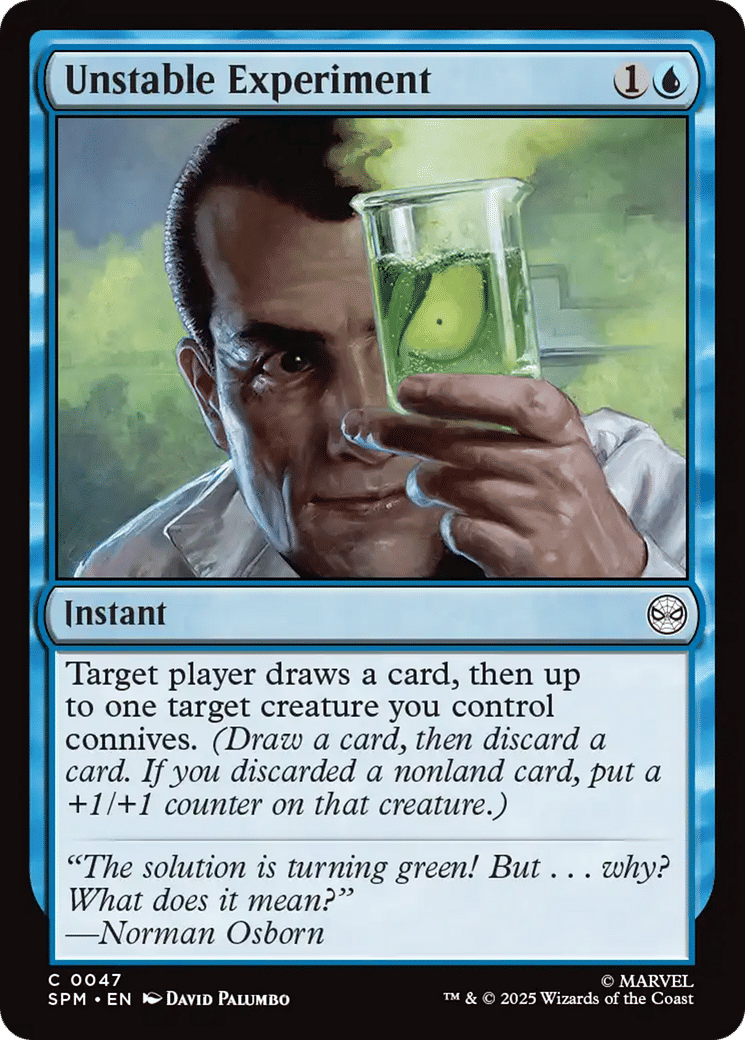 Unstable Experiment — Marvel's Spider-Man — Magic: The Gathering