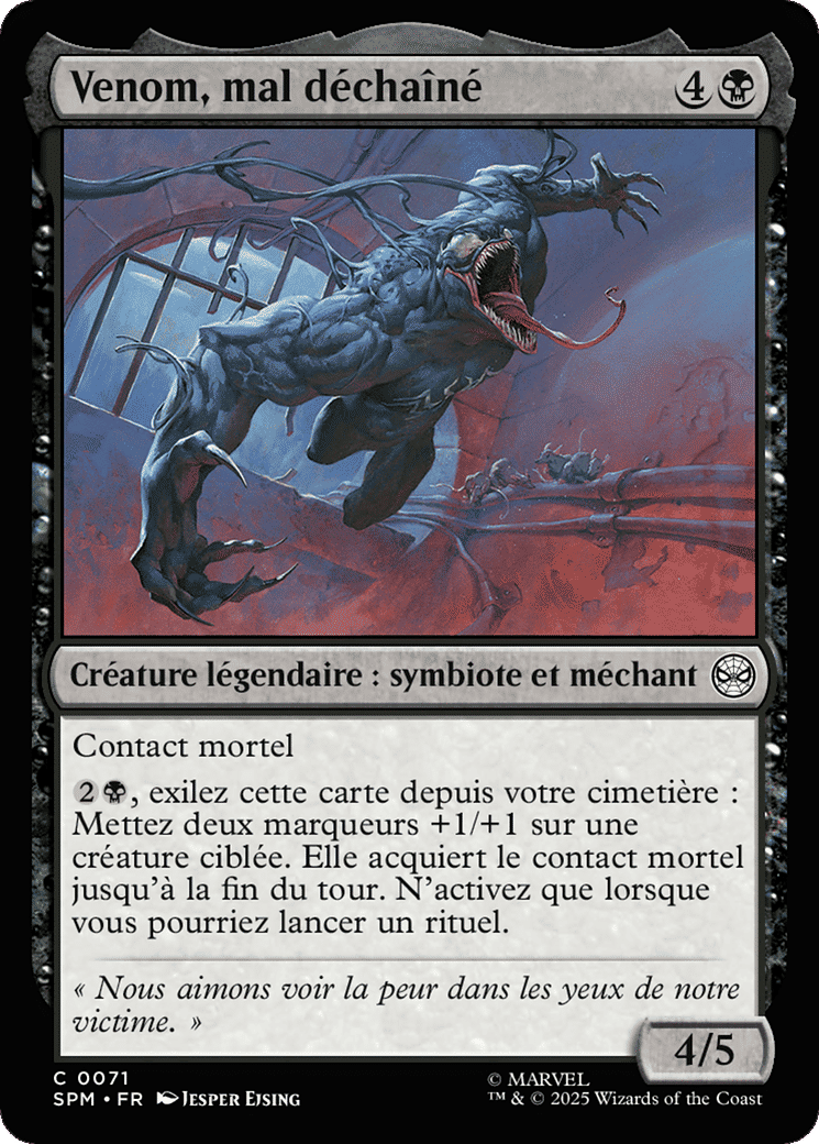 Venom, mal déchaîné — Marvel's Spider-Man — Magic: The Gathering