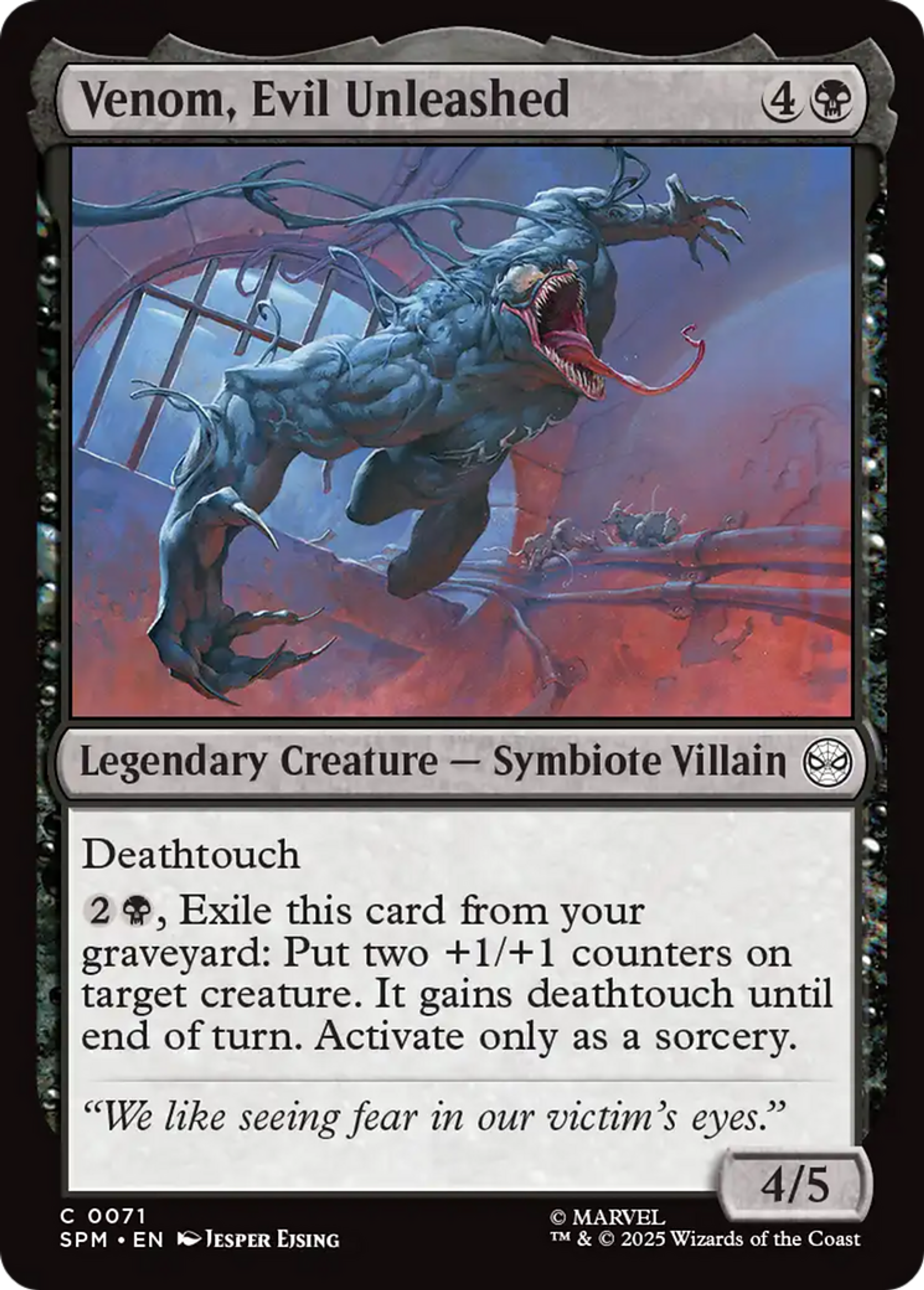 Venom, mal déchaîné — Marvel's Spider-Man — Magic: The Gathering
