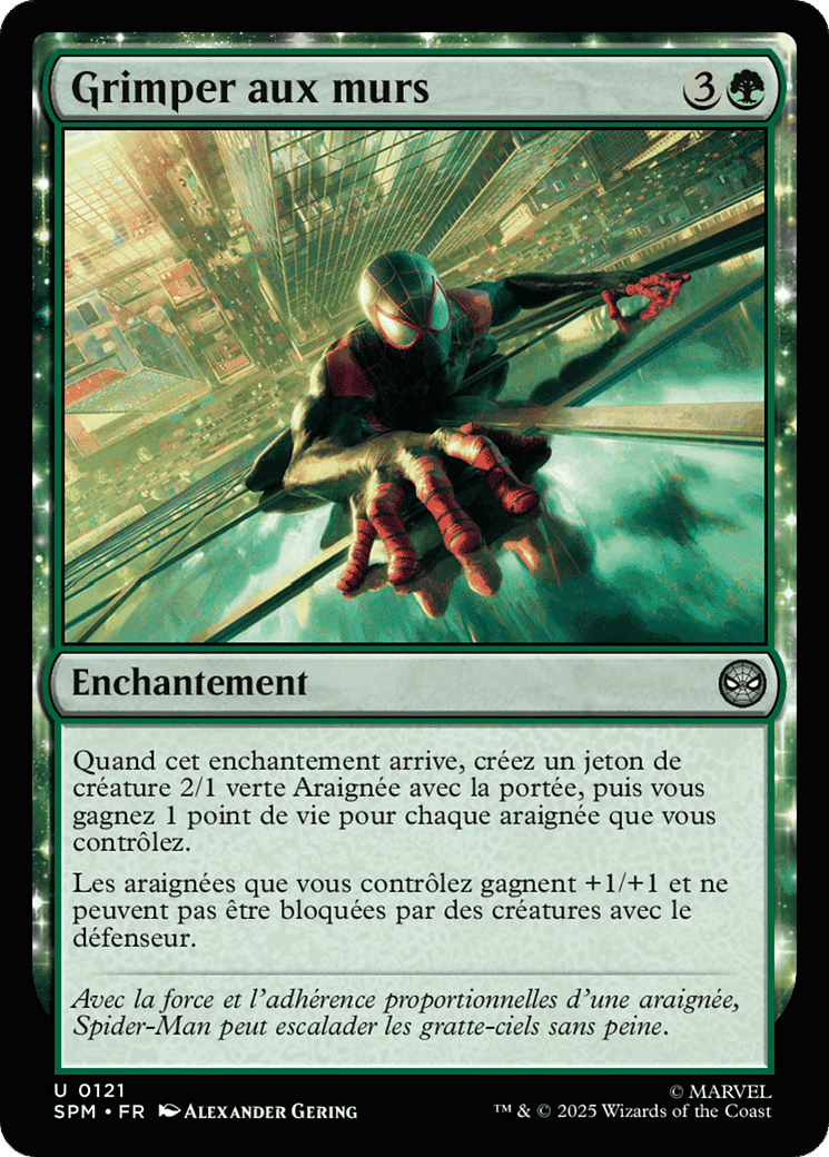 Grimper aux murs — Marvel's Spider-Man — Magic: The Gathering