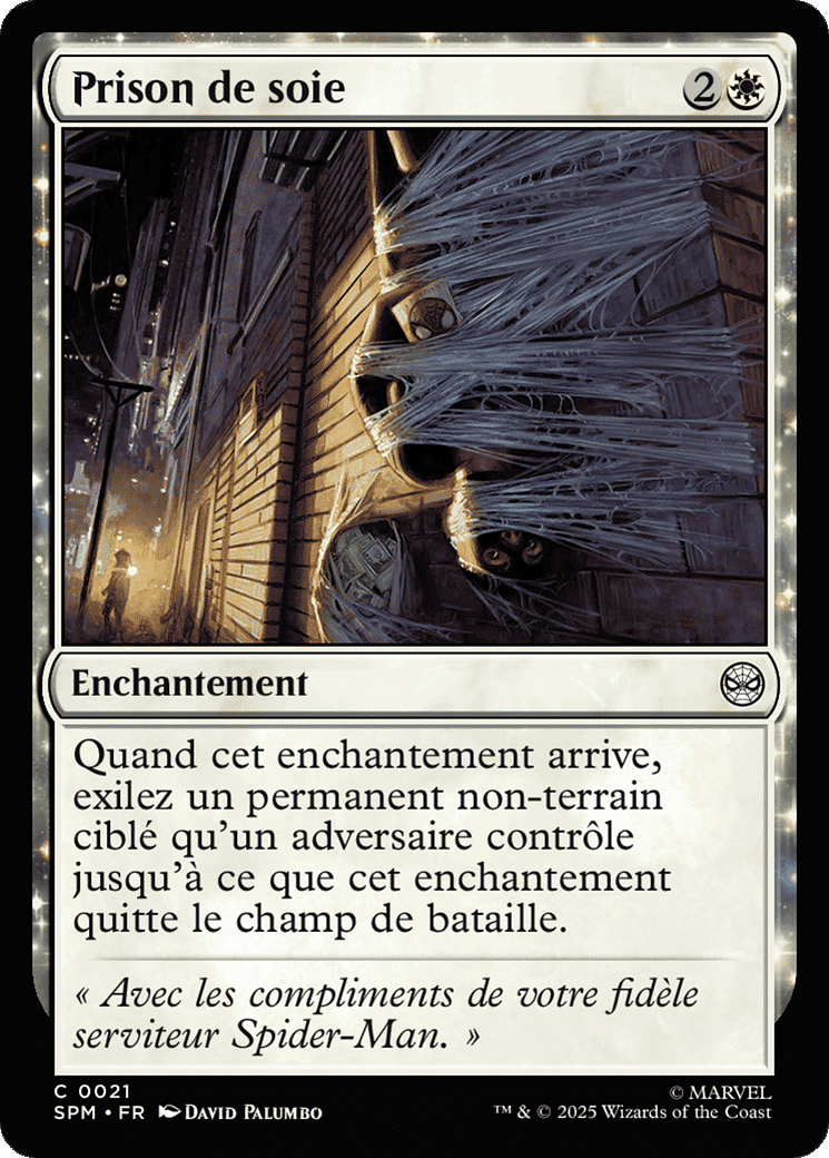 Prison de soie — Marvel's Spider-Man — Magic: The Gathering