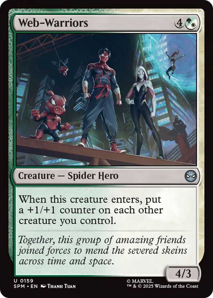 Web-Warriors — Marvel's Spider-Man — Magic: The Gathering