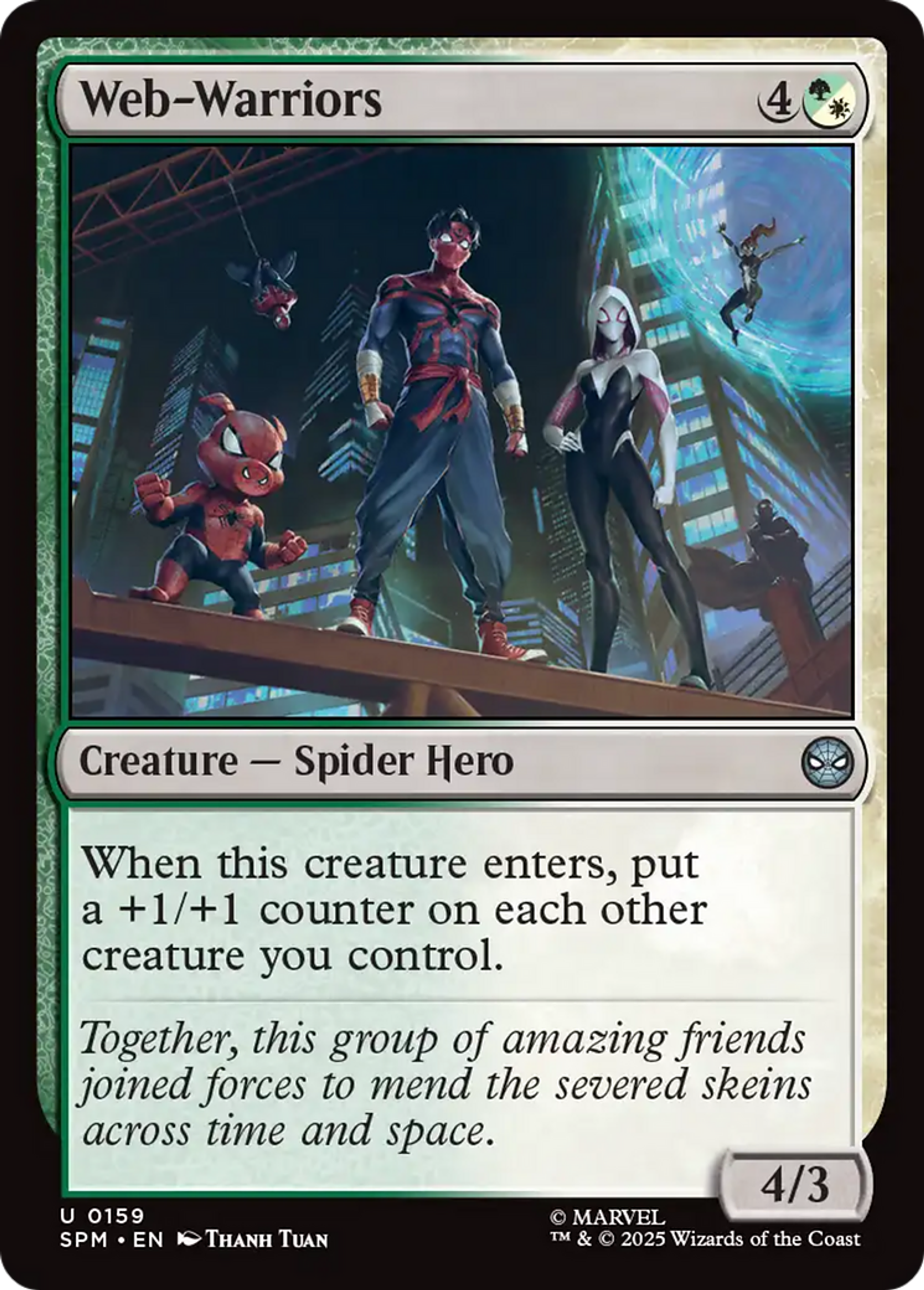 Guerriers de la toile — Marvel's Spider-Man — Magic: The Gathering