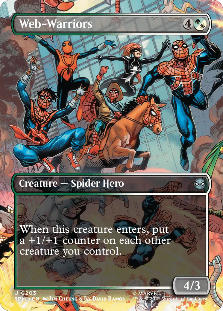 Web-Warriors — Marvel's Spider-Man — Magic: The Gathering