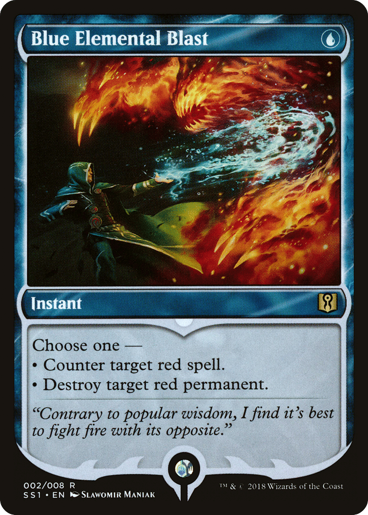 Blue Elemental Blast — Signature Spellbook: Jace — Magic: The Gathering