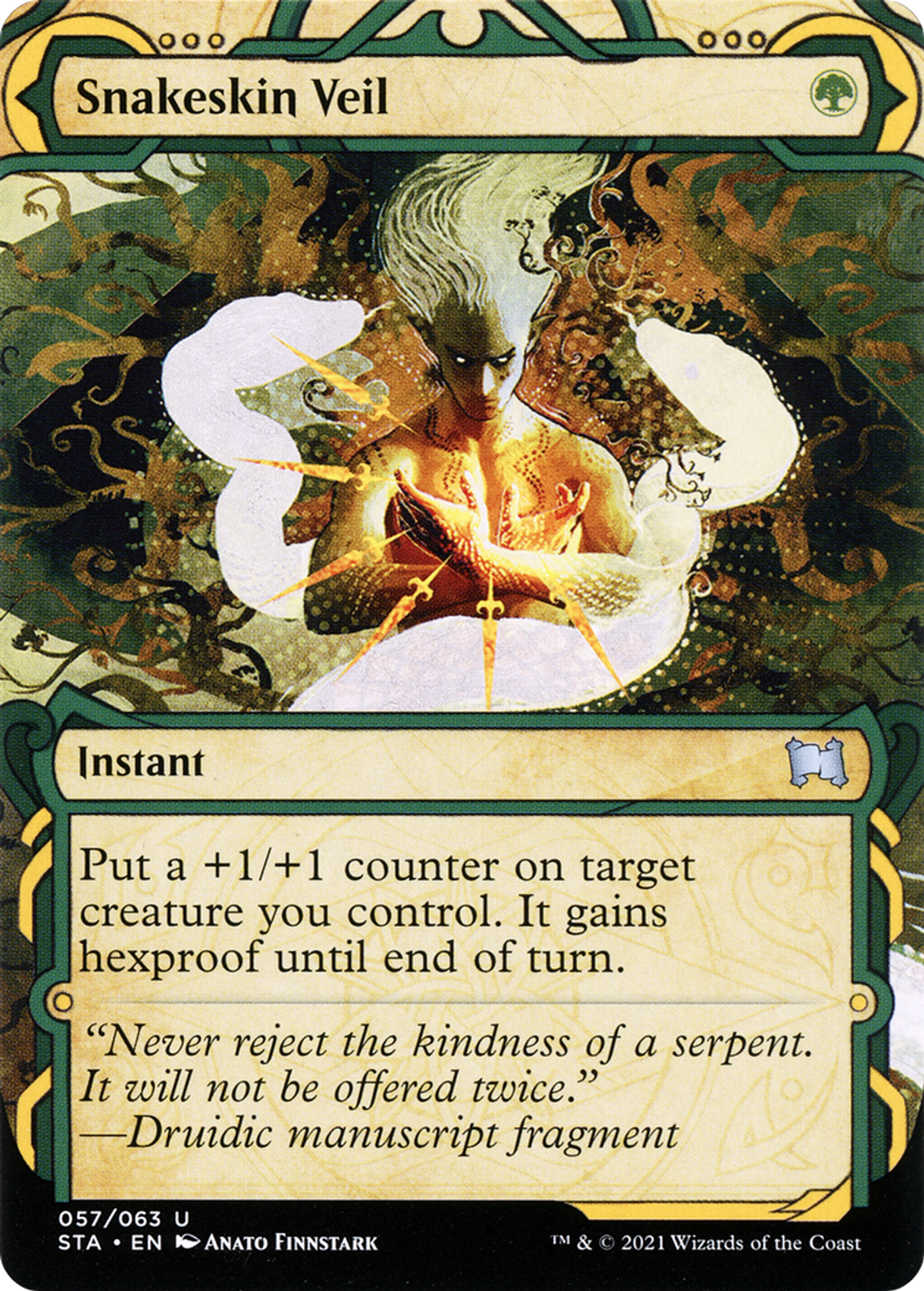Voile en peau de serpent — Strixhaven Mystical Archive — Magic: The Gathering