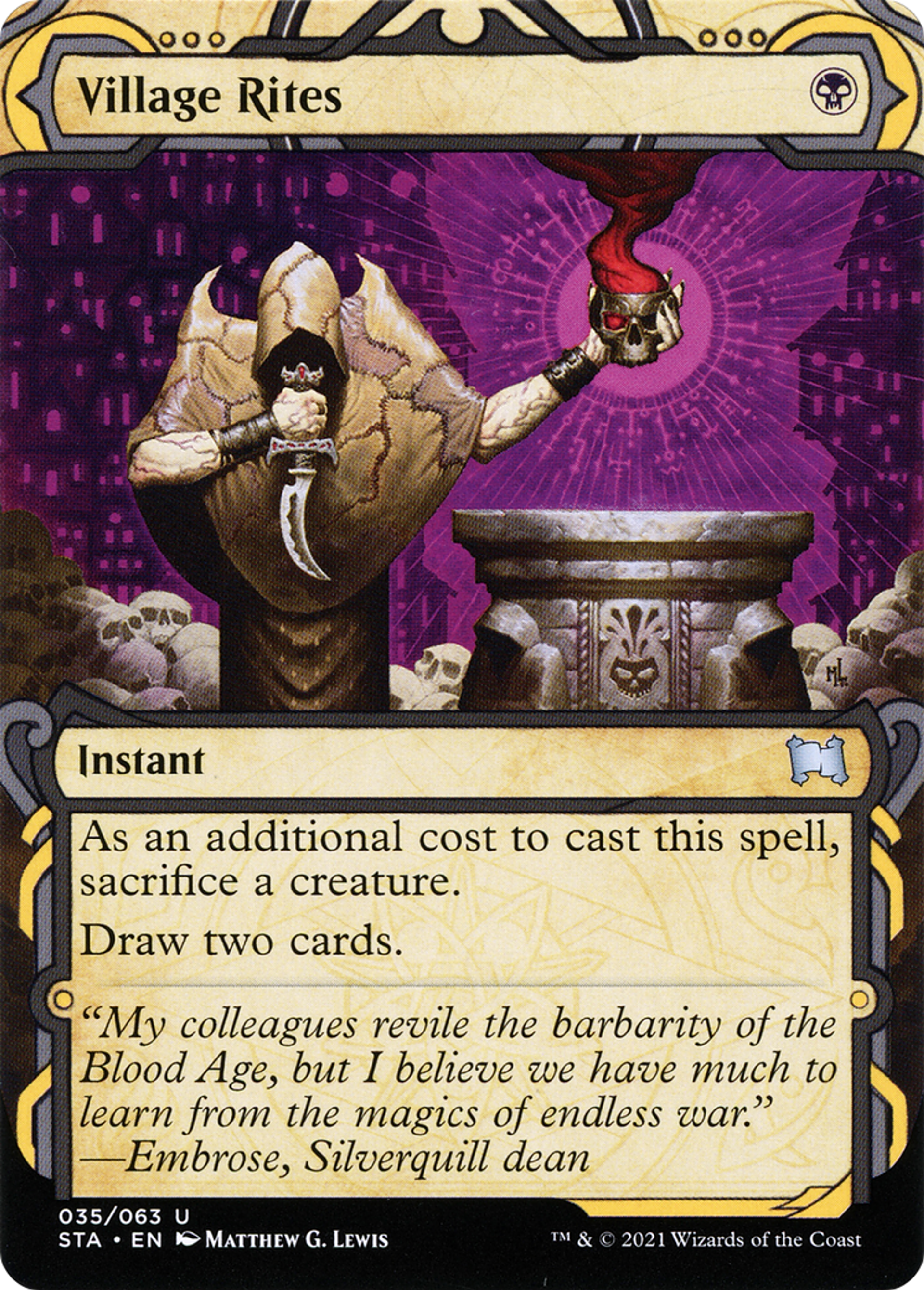 Rites du village — Strixhaven Mystical Archive — Magic: The Gathering