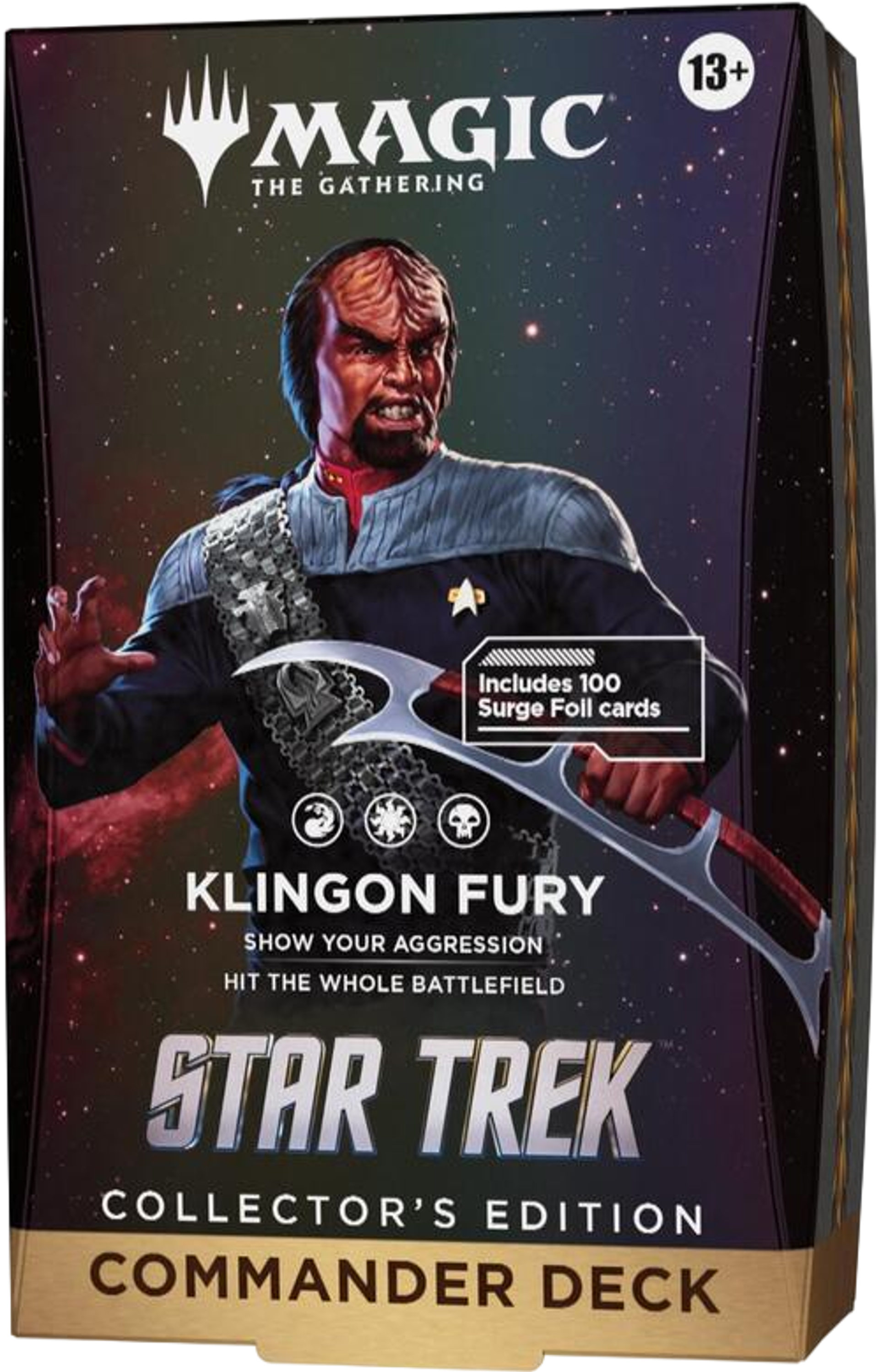 Star Trek Commander Deck Klingon Fury Collectors Edition — Star Trek Commander — Magic: The Gathering