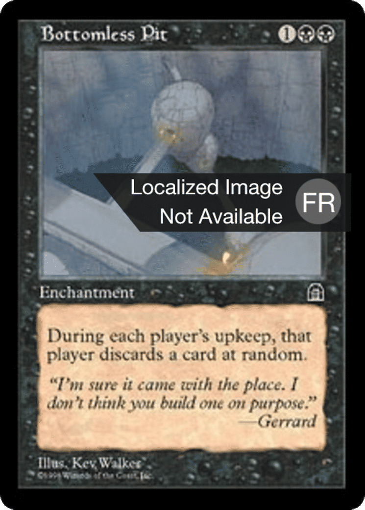Abîme sans fond — Stronghold — Magic: The Gathering