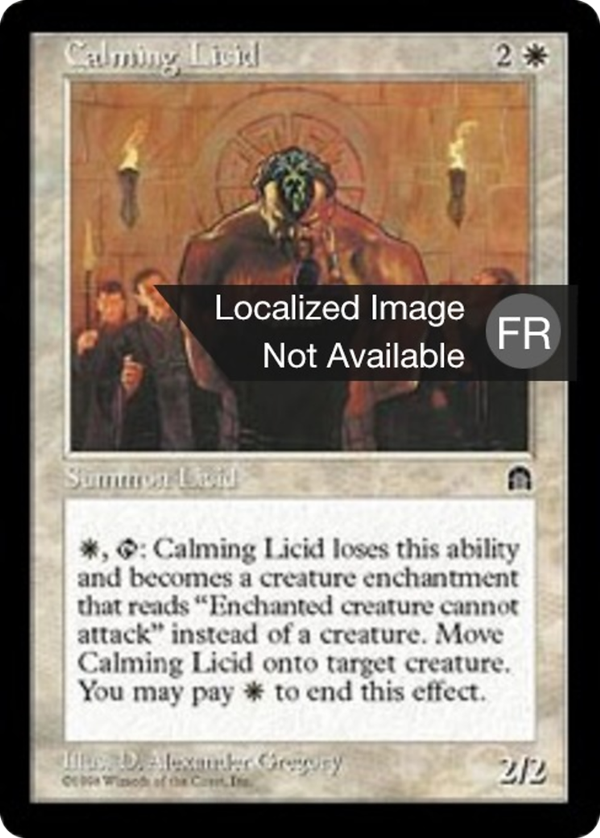 Litique calmant — Stronghold — Magic: The Gathering