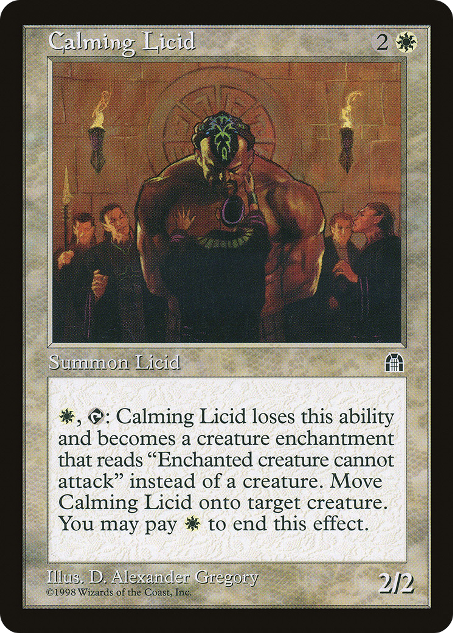 Litique calmant — Stronghold — Magic: The Gathering