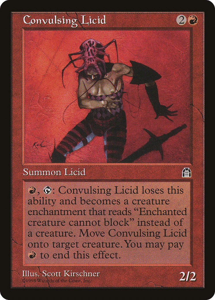 Convulsing Licid — Stronghold — Magic: The Gathering