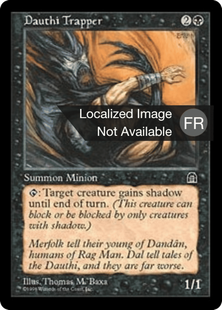 Trappeur dauthi — Stronghold — Magic: The Gathering