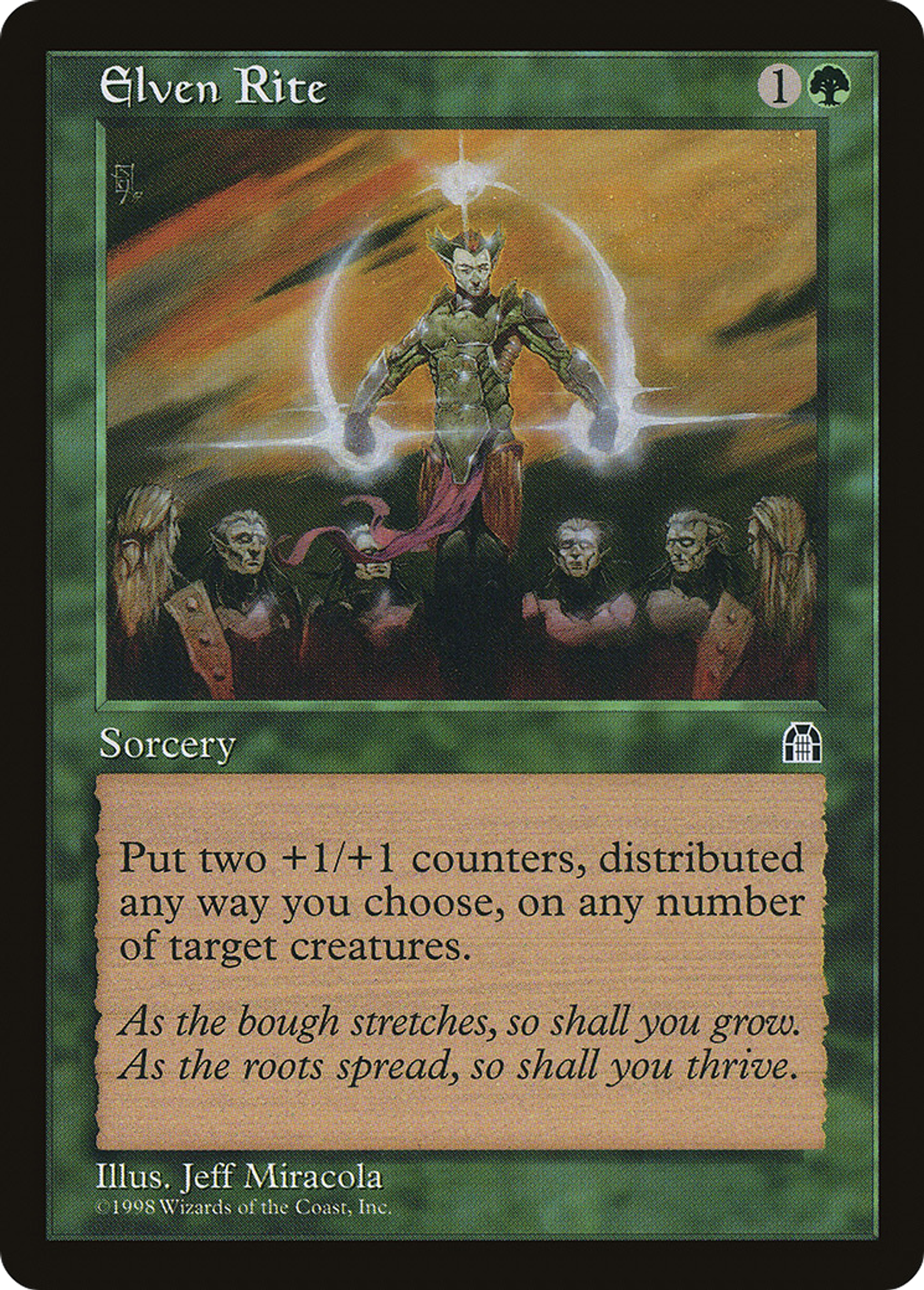 Rite elfe — Stronghold — Magic: The Gathering