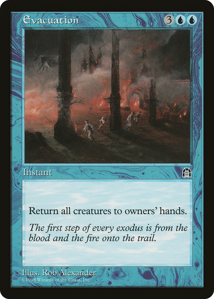 Evacuation — Stronghold — Magic: The Gathering