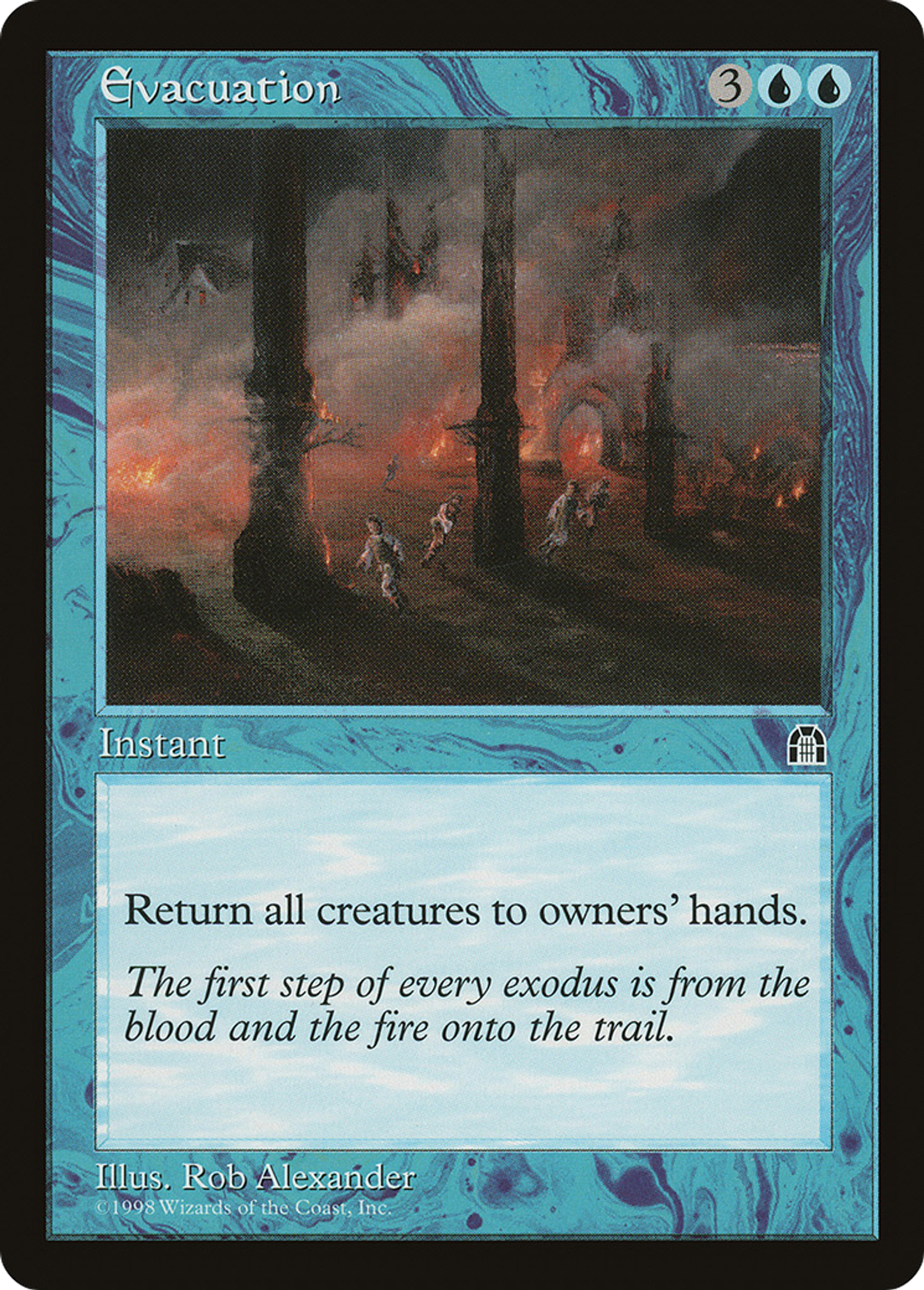 Évacuation — Stronghold — Magic: The Gathering