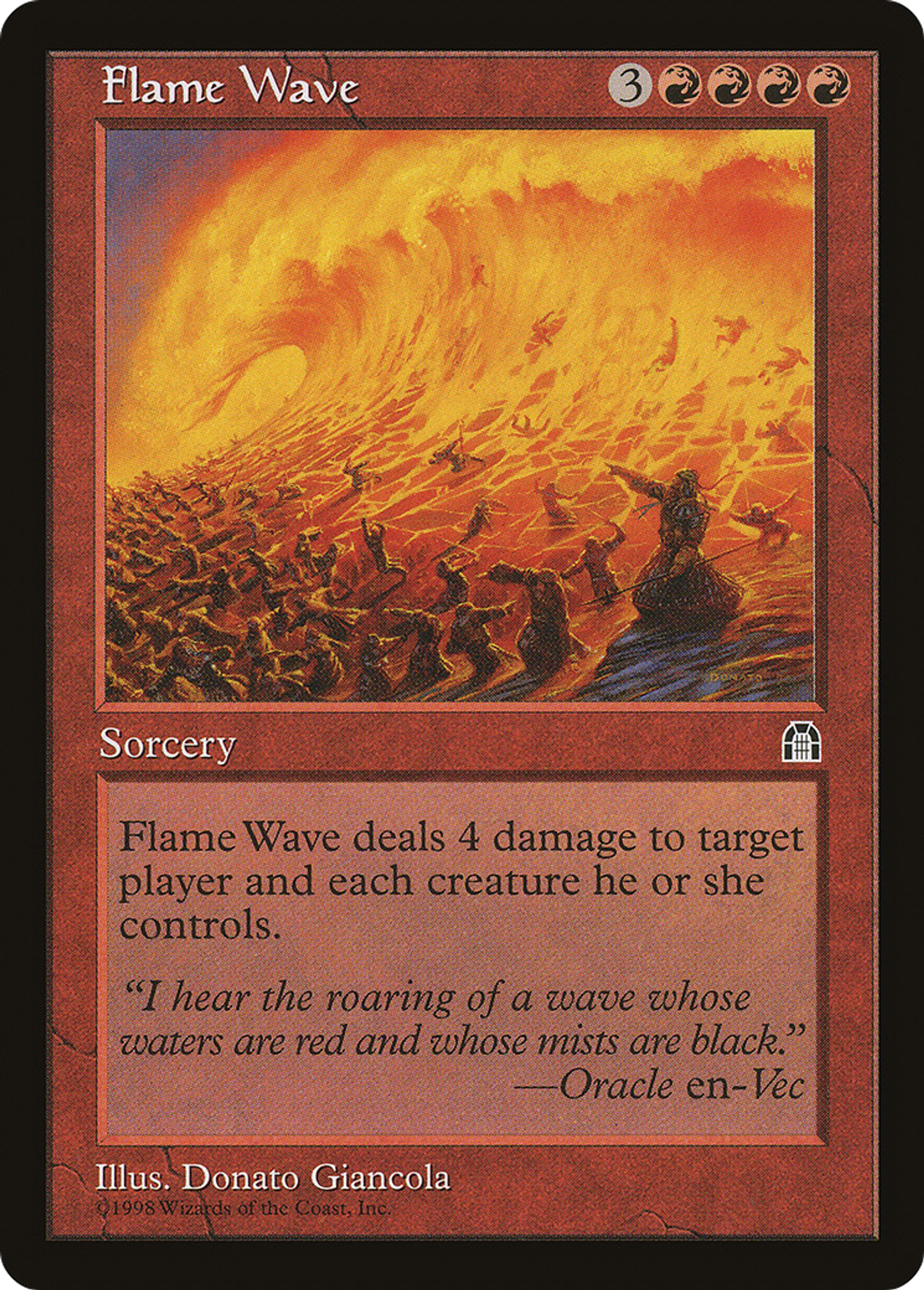 Vague de flammes — Stronghold — Magic: The Gathering