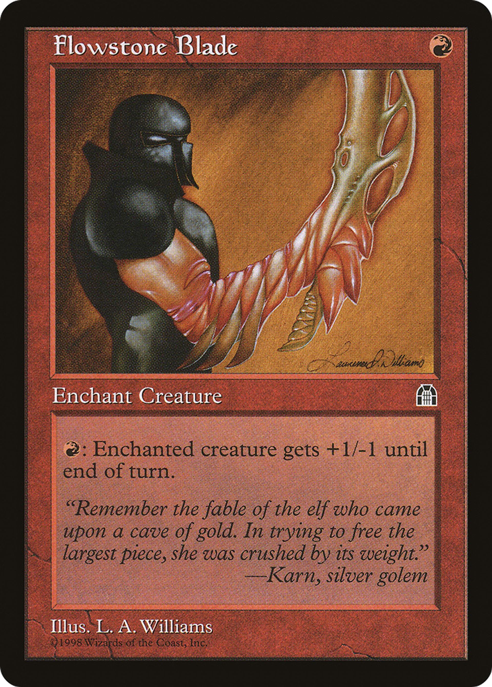 Lame de fluipierre — Stronghold — Magic: The Gathering