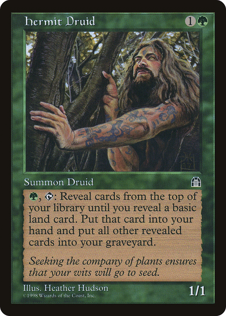 Hermit Druid — Stronghold — Magic: The Gathering