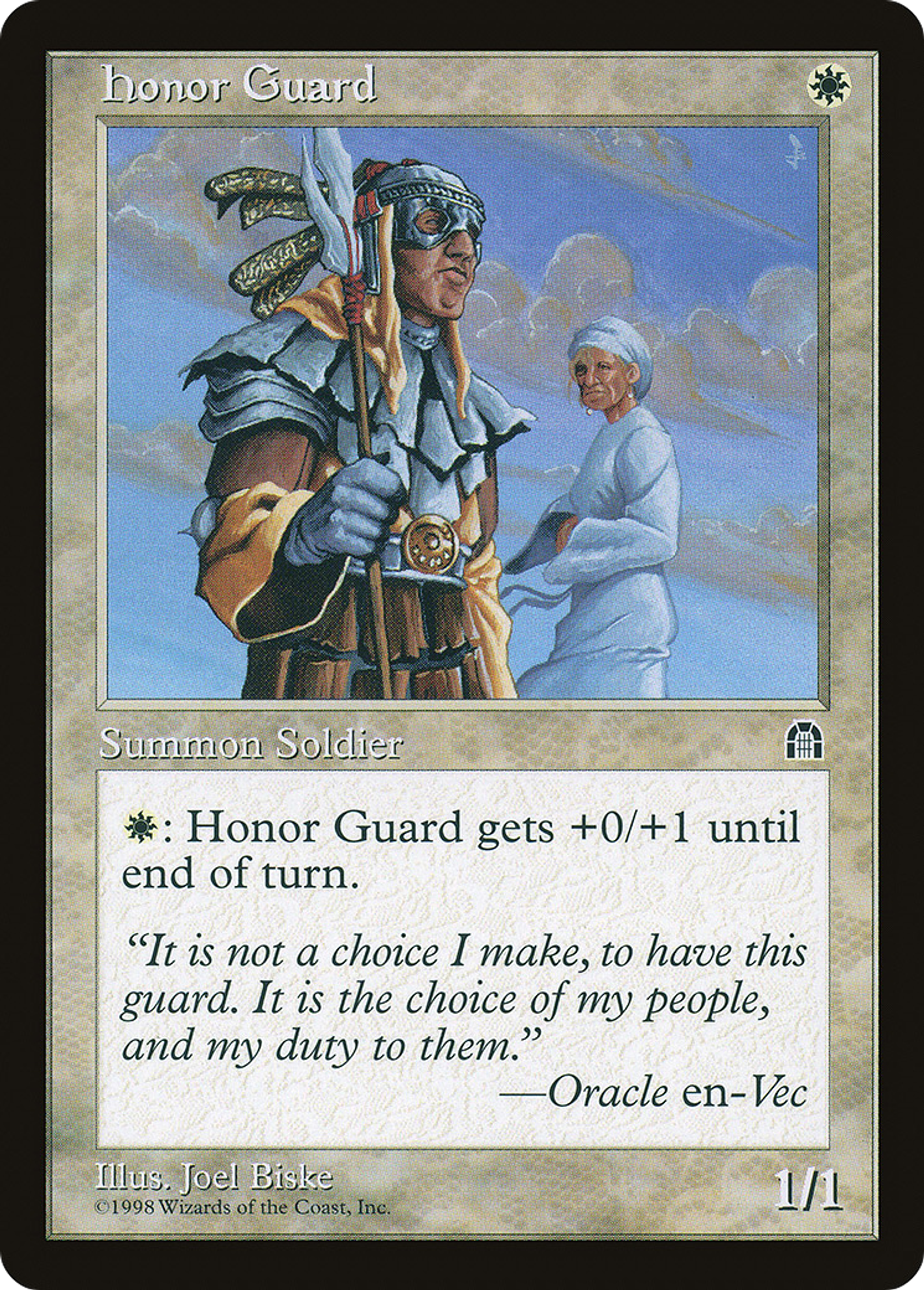 Garde d'honneur — Stronghold — Magic: The Gathering