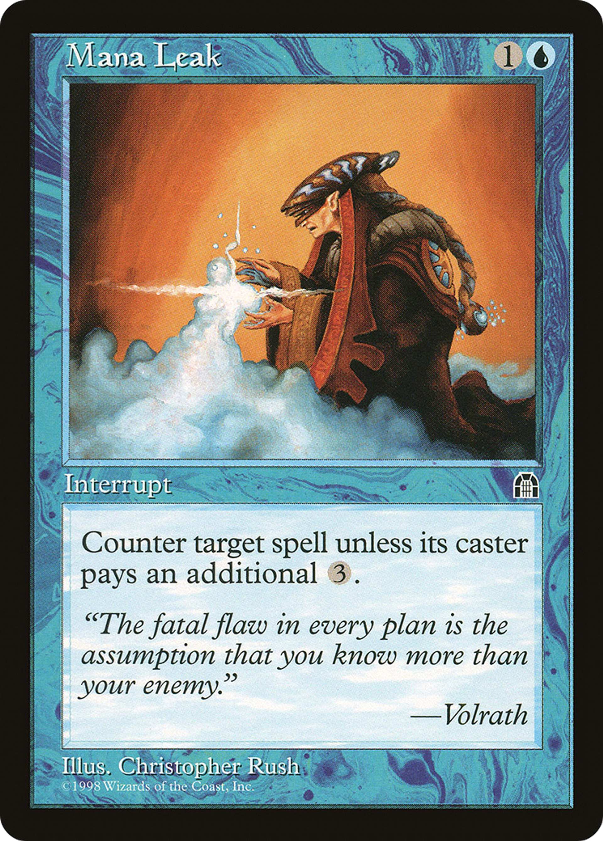 Mana Leak — Stronghold — Magic: The Gathering