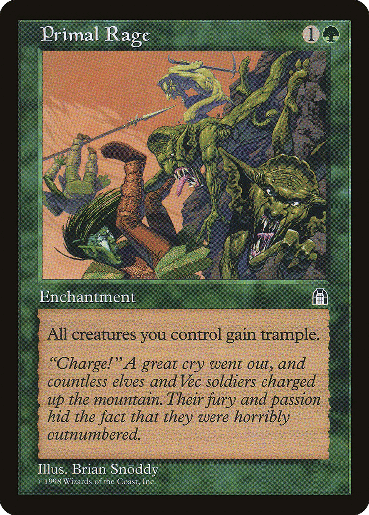 Primal Rage — Stronghold — Magic: The Gathering
