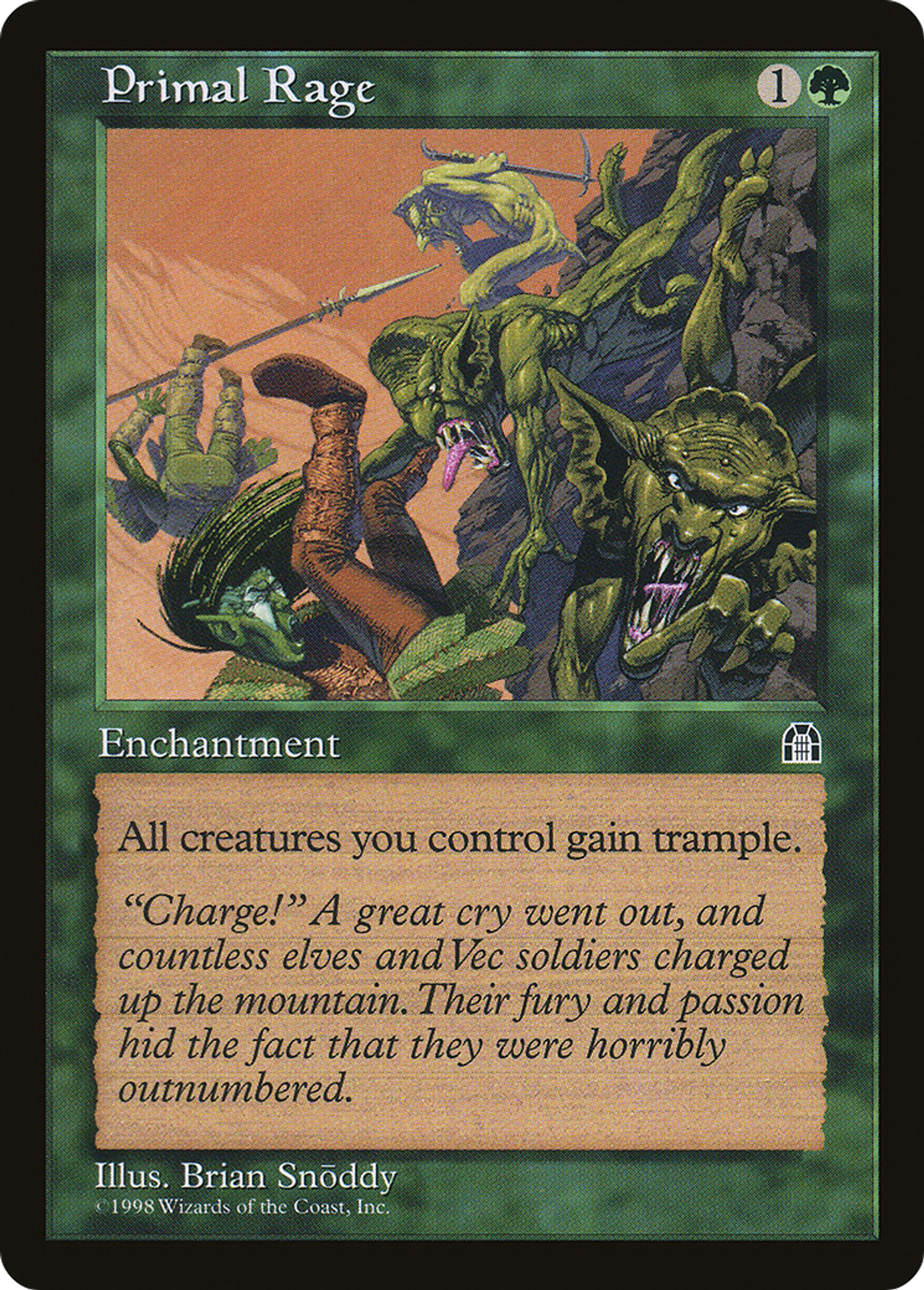 Rage primordiale — Stronghold — Magic: The Gathering