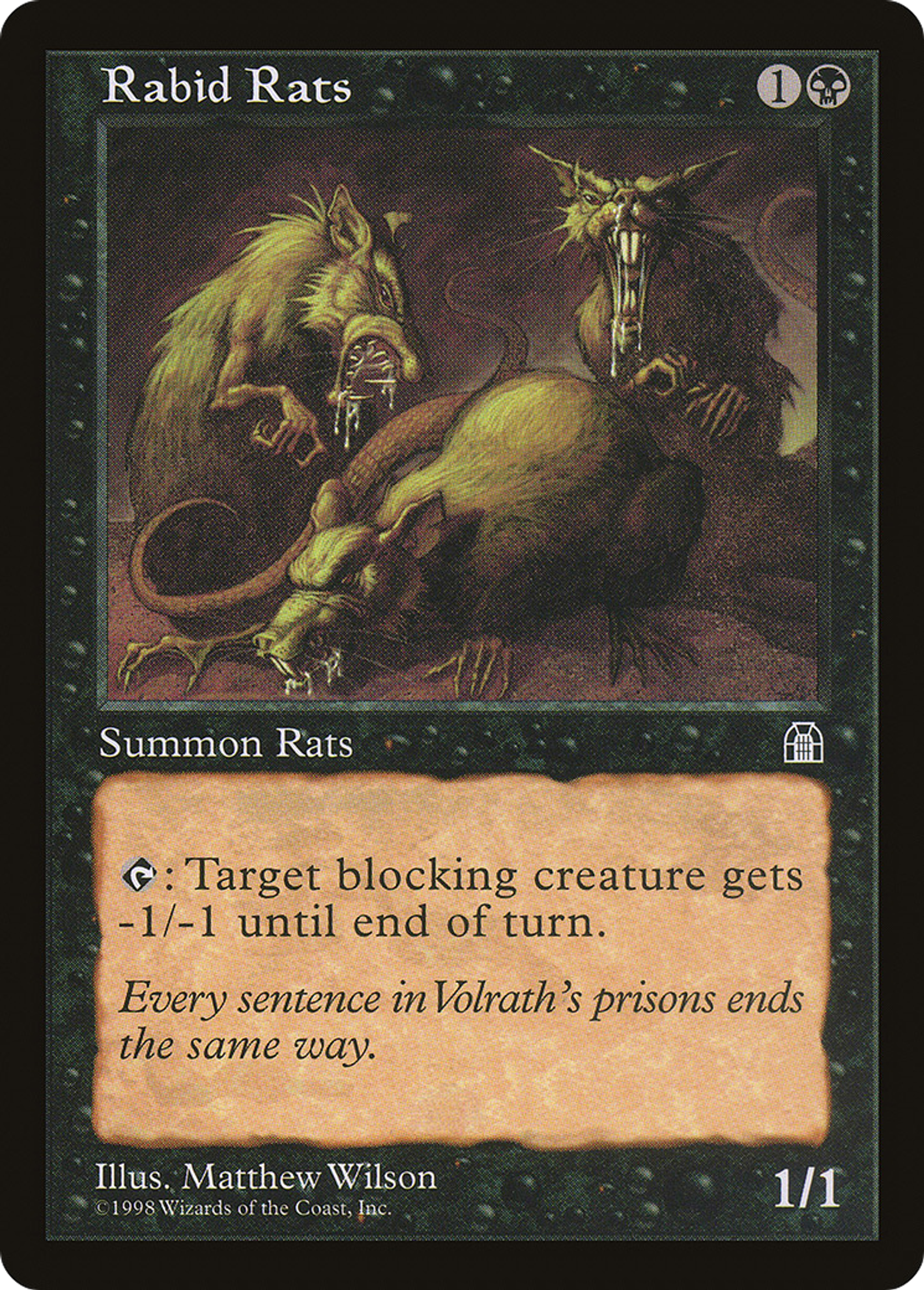 Rats enragés — Stronghold — Magic: The Gathering