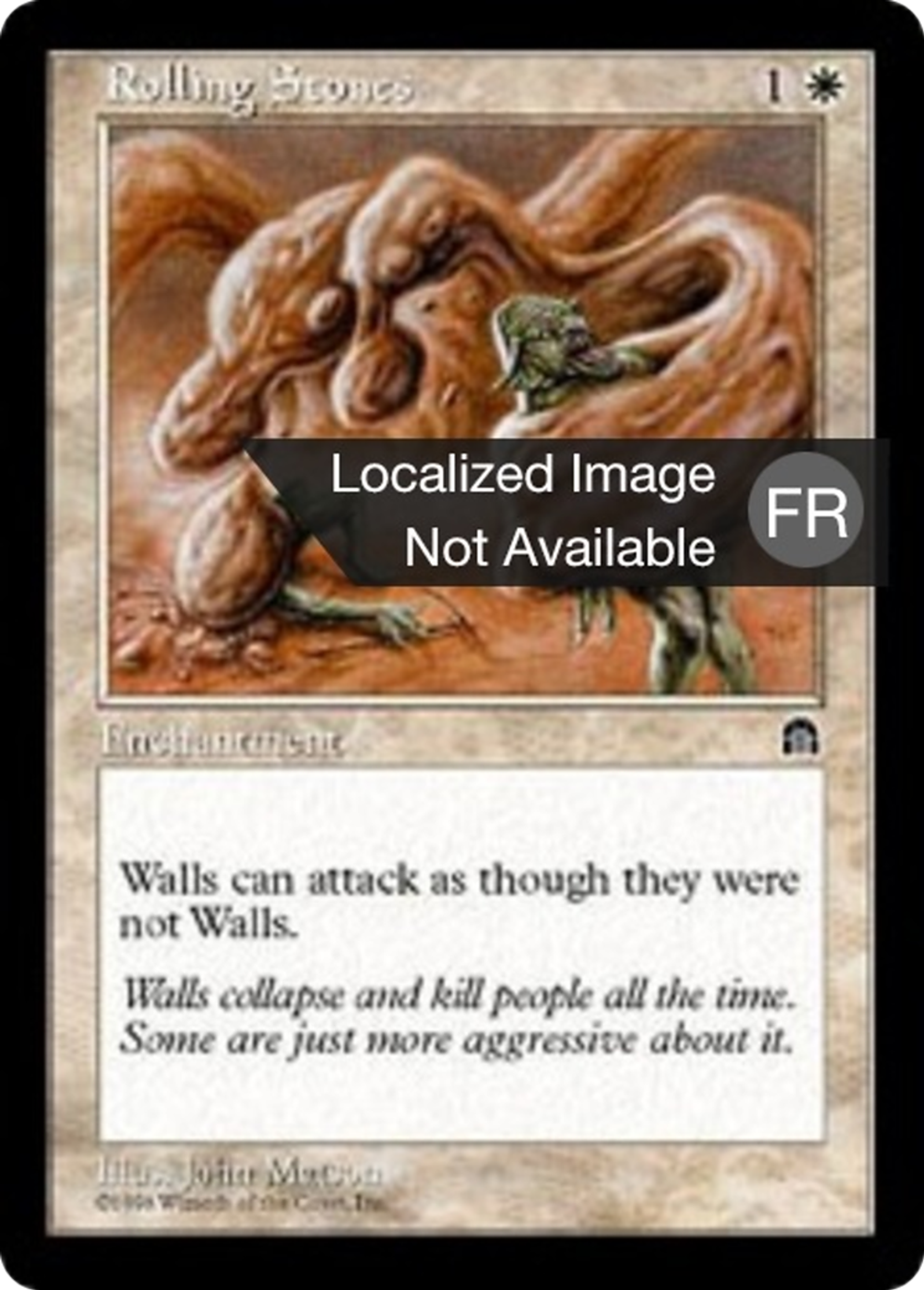 Pierres agressives — Stronghold — Magic: The Gathering