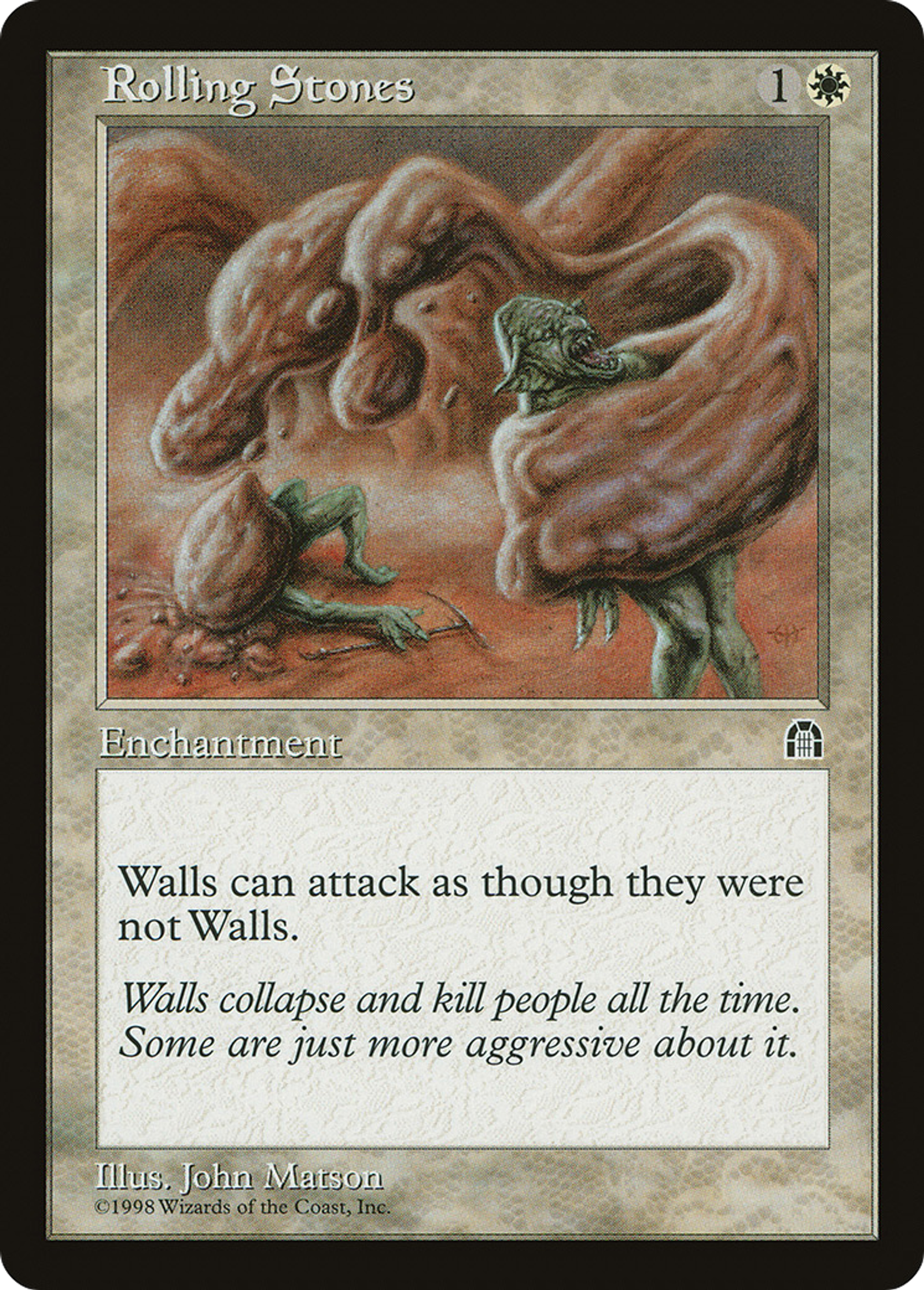 Pierres agressives — Stronghold — Magic: The Gathering