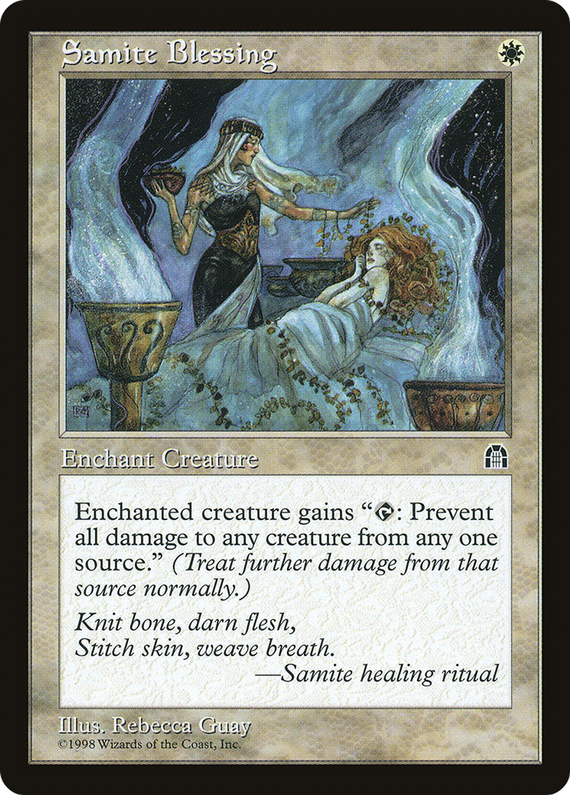 Bénédiction sanctive — Stronghold — Magic: The Gathering