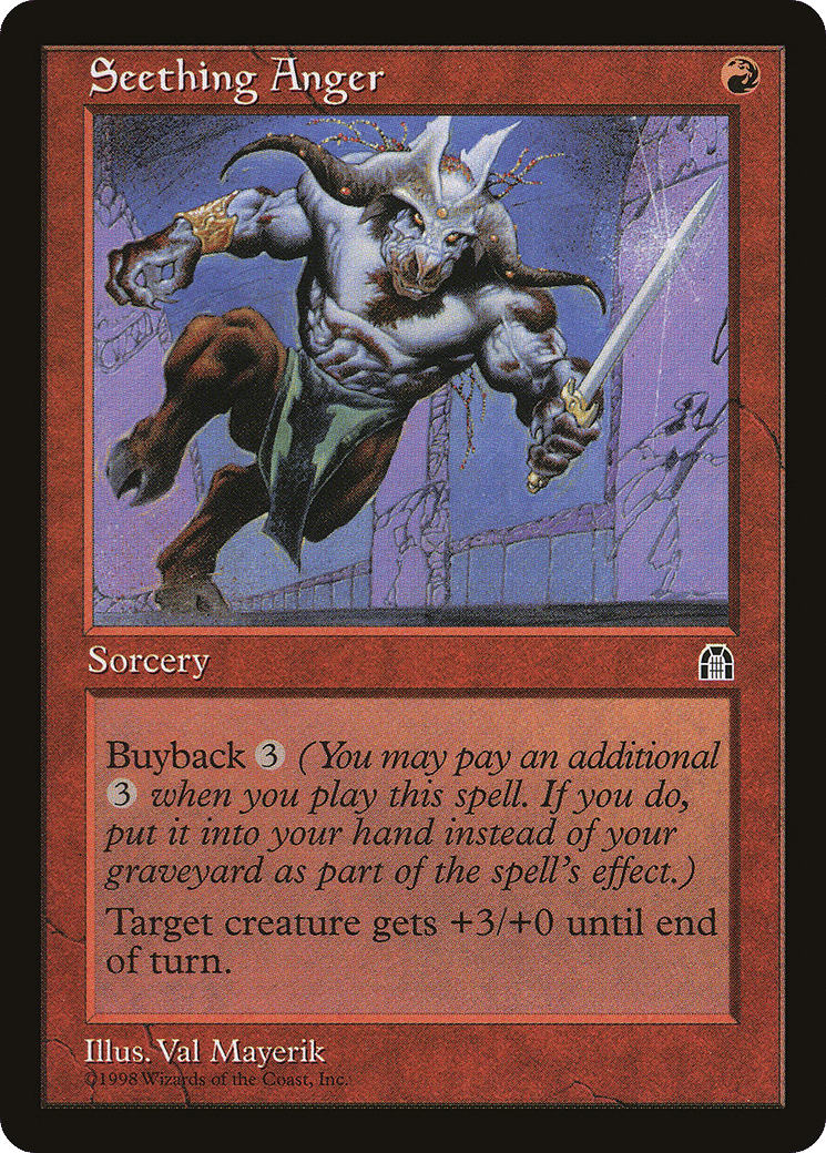 Seething Anger — Stronghold — Magic: The Gathering
