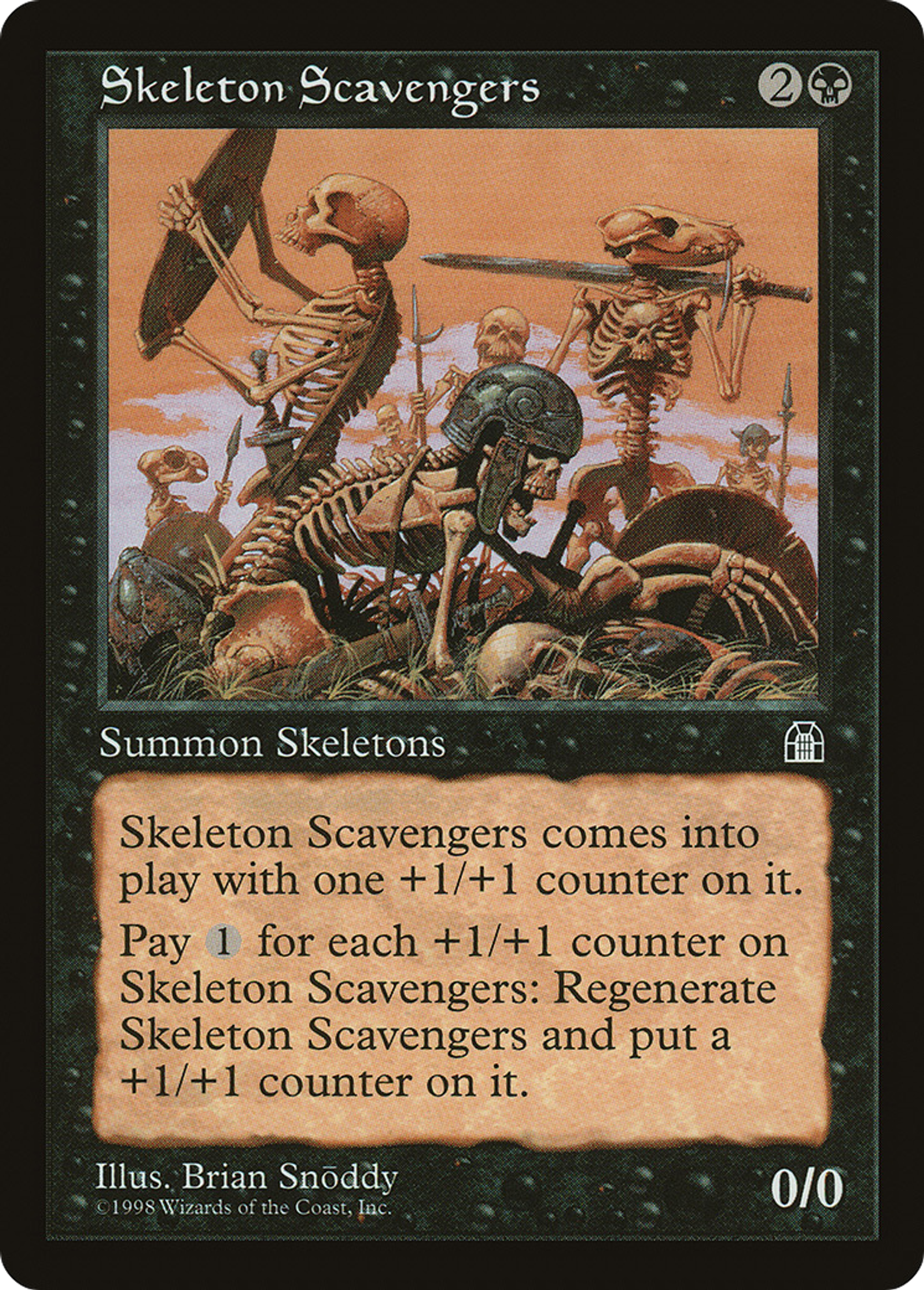 Skeleton Scavengers — Stronghold — Magic: The Gathering