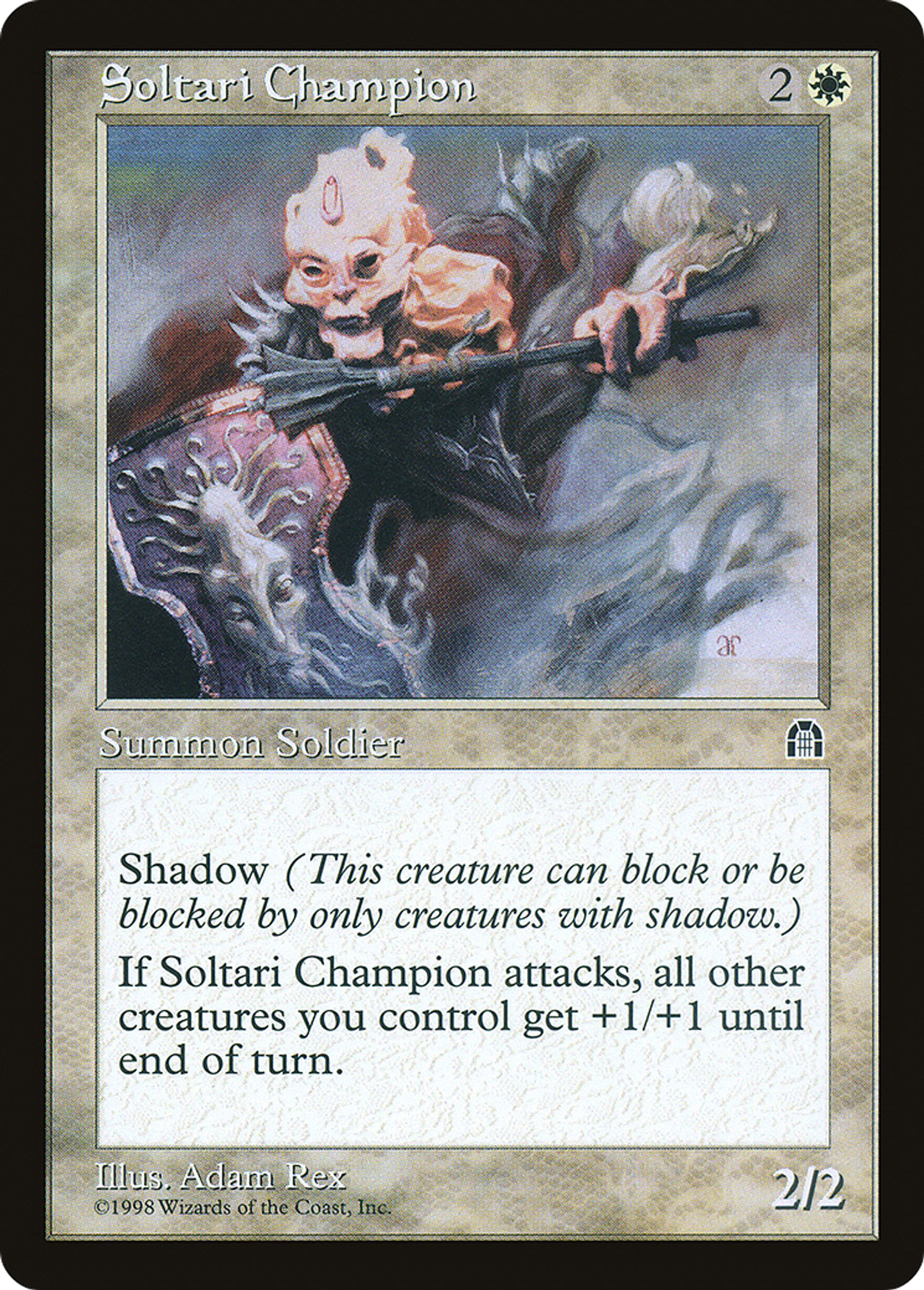 Soltari Champion — Stronghold — Magic: The Gathering