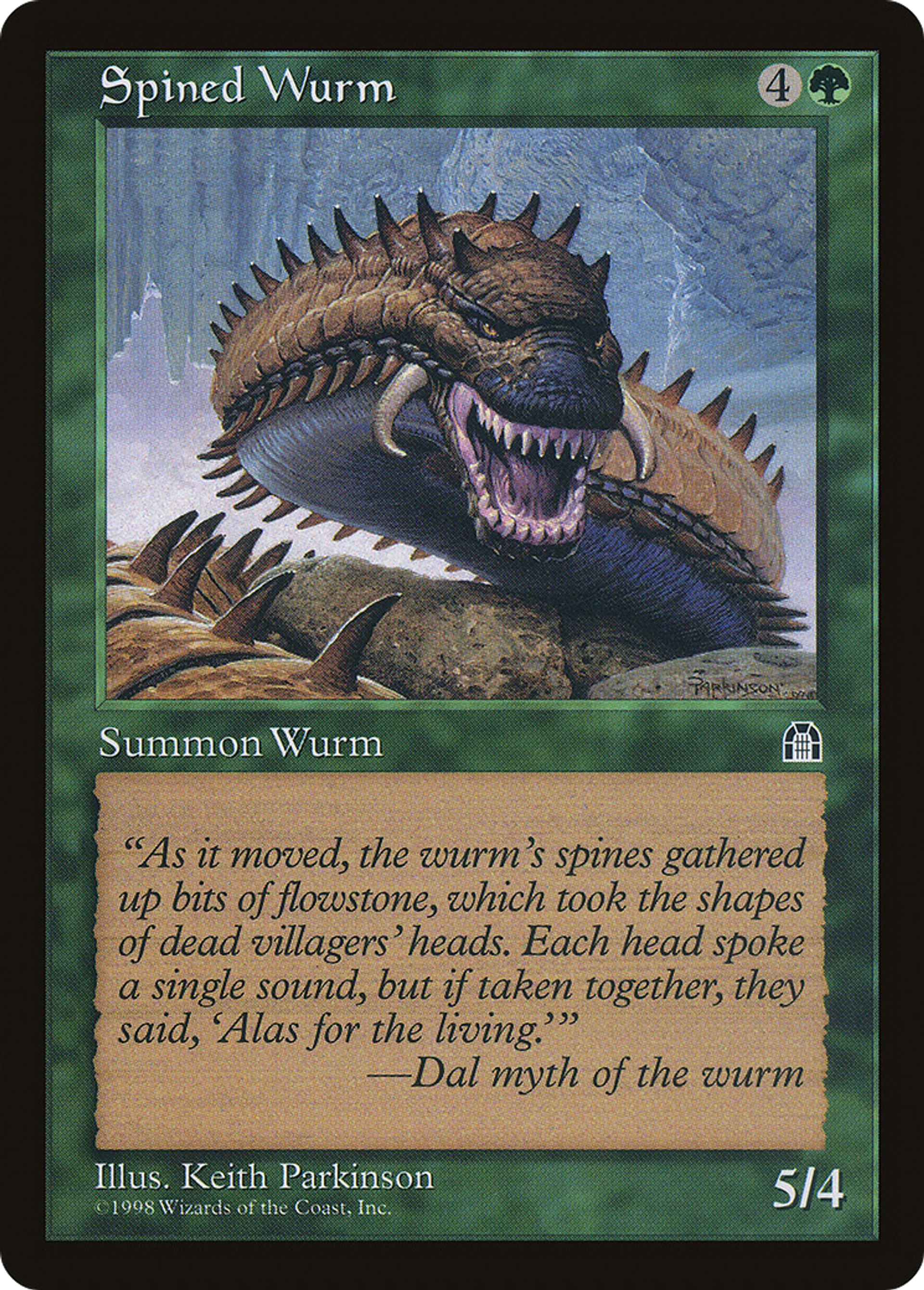 Guivre à piquants — Stronghold — Magic: The Gathering