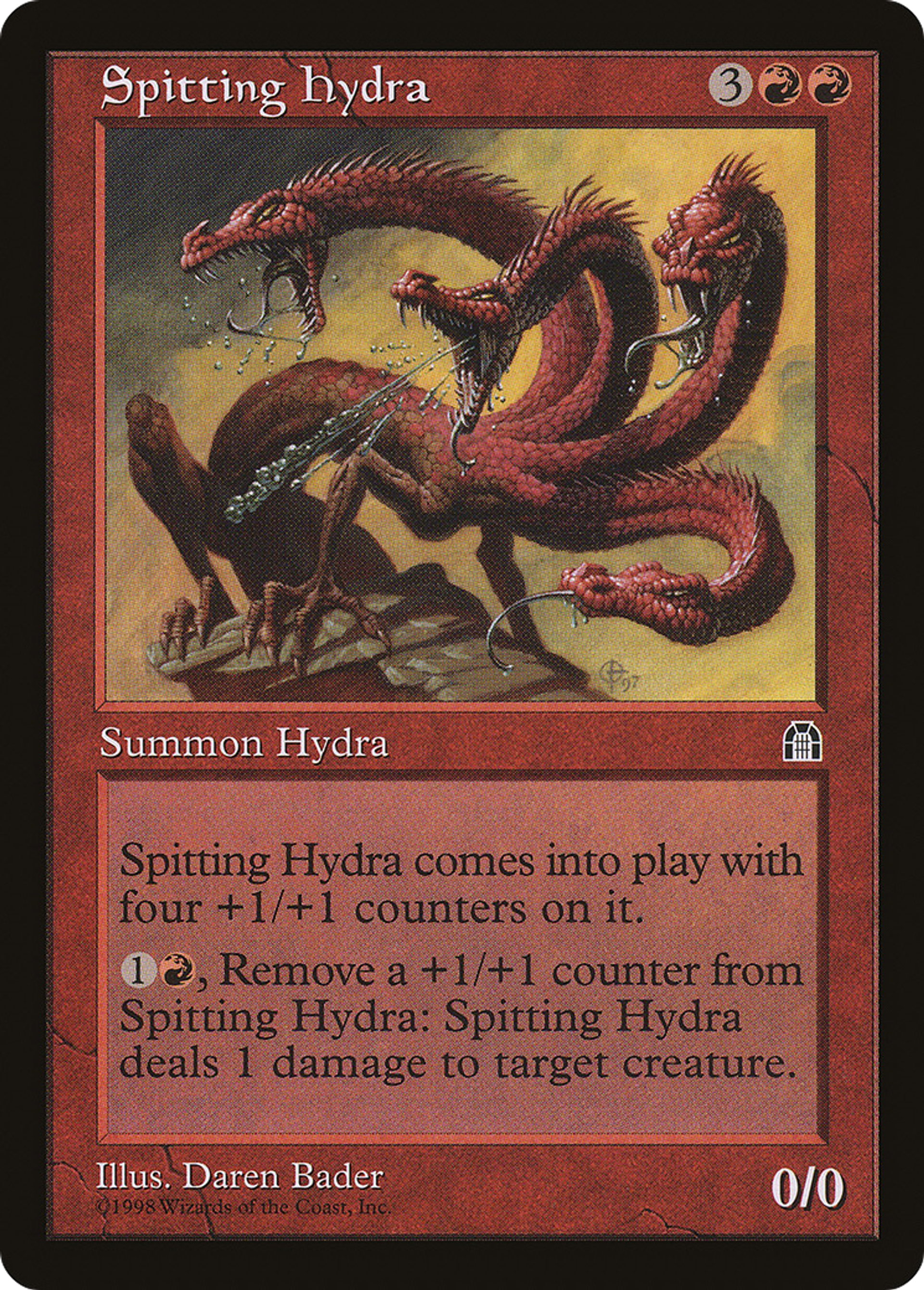 Hydre cracheuse — Stronghold — Magic: The Gathering