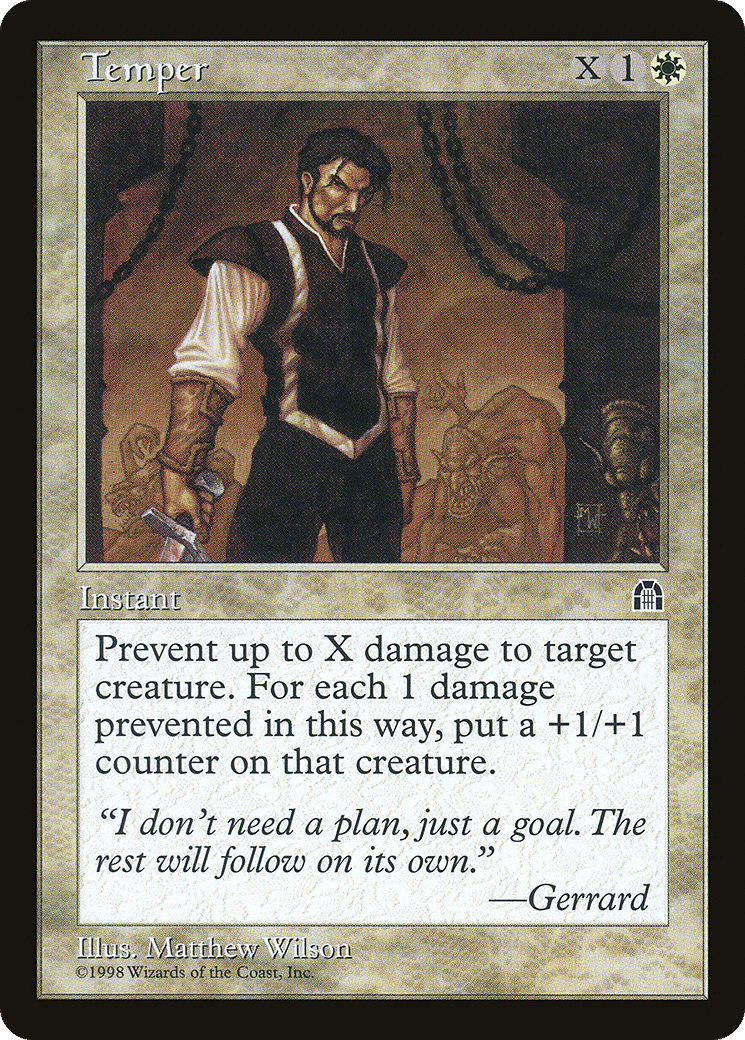 Temper — Stronghold — Magic: The Gathering