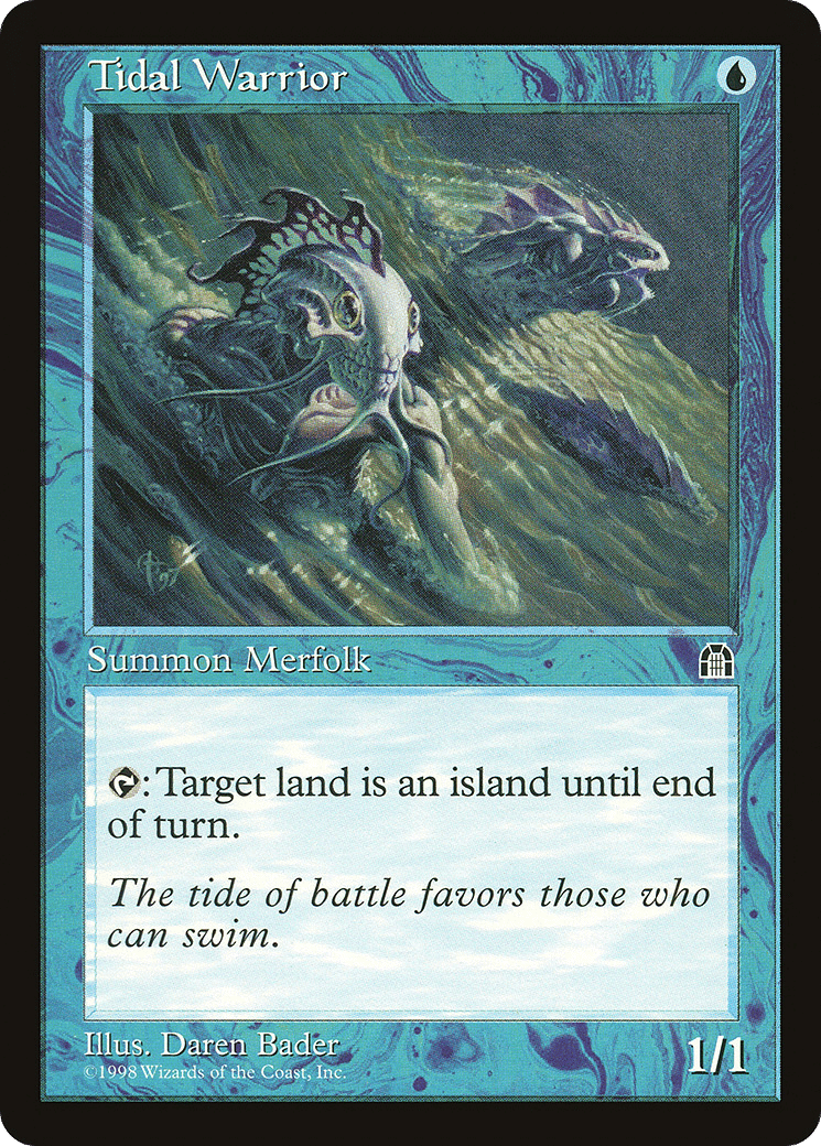 Tidal Warrior — Stronghold — Magic: The Gathering