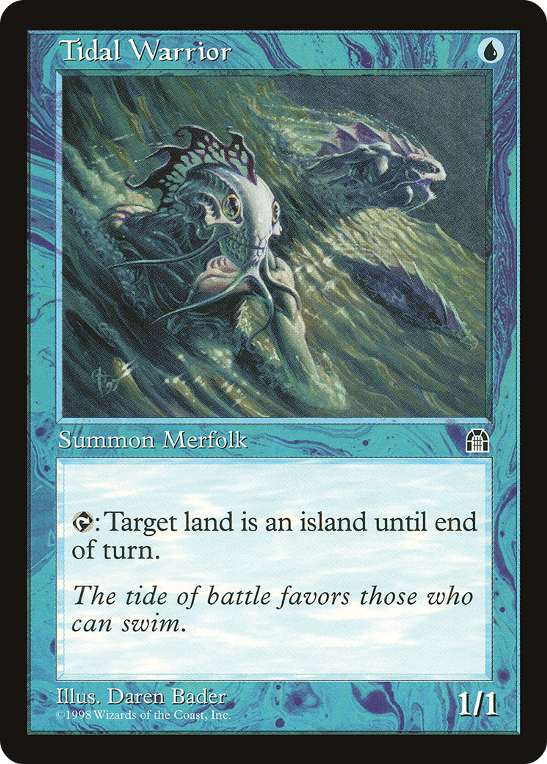 Guerrier de la marée — Stronghold — Magic: The Gathering