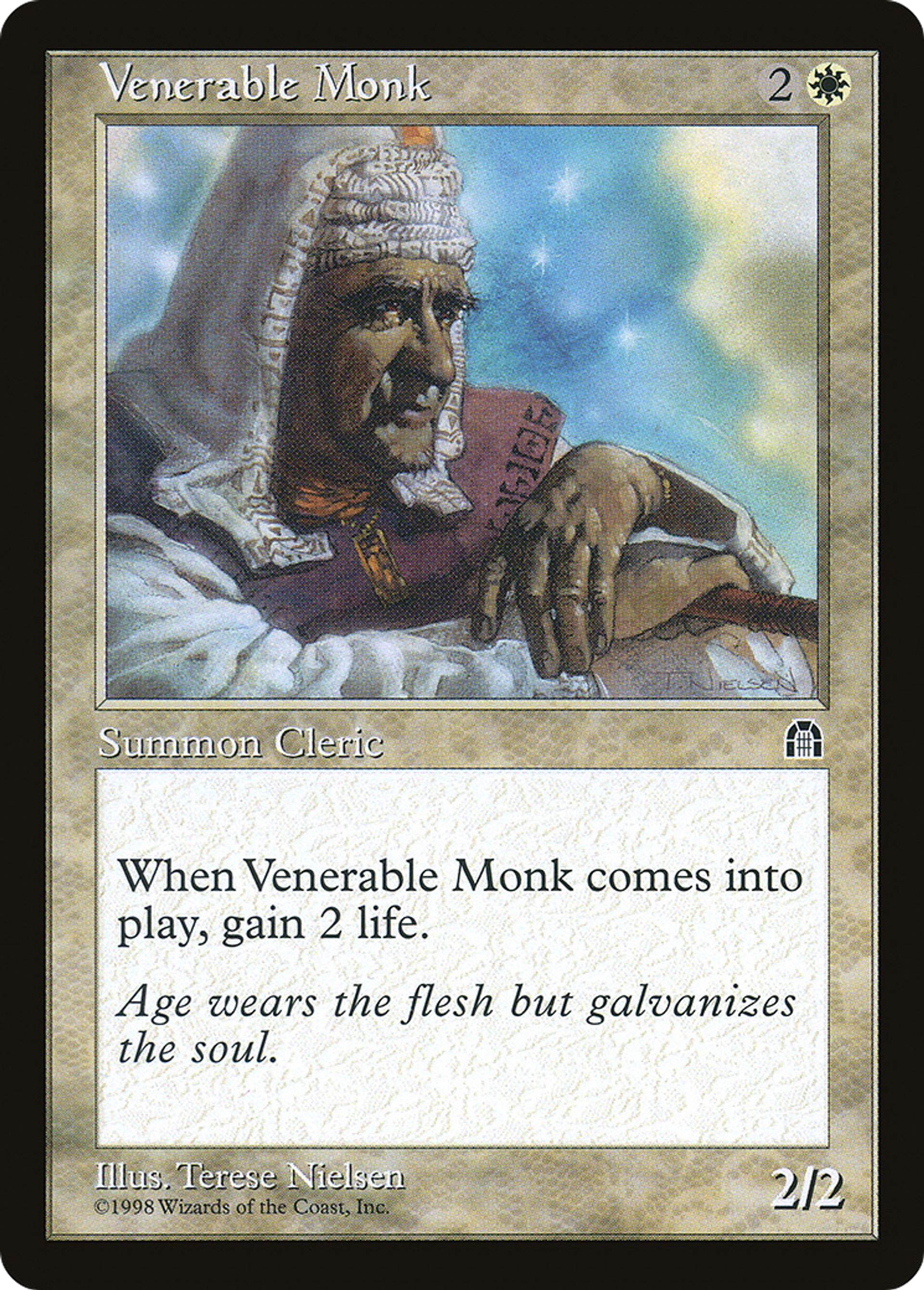 Moine vénérable — Stronghold — Magic: The Gathering