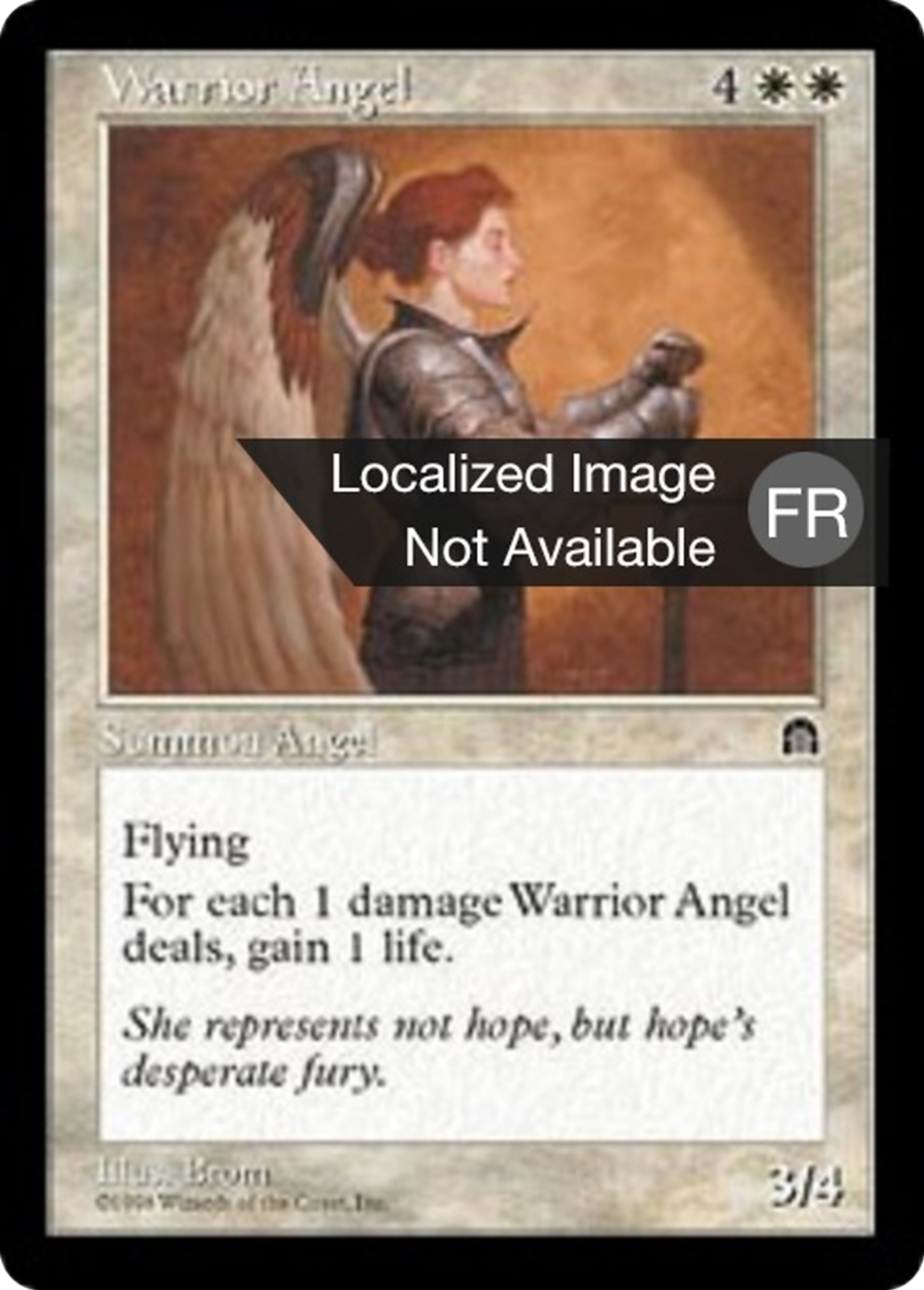 Ange guerrière — Stronghold — Magic: The Gathering