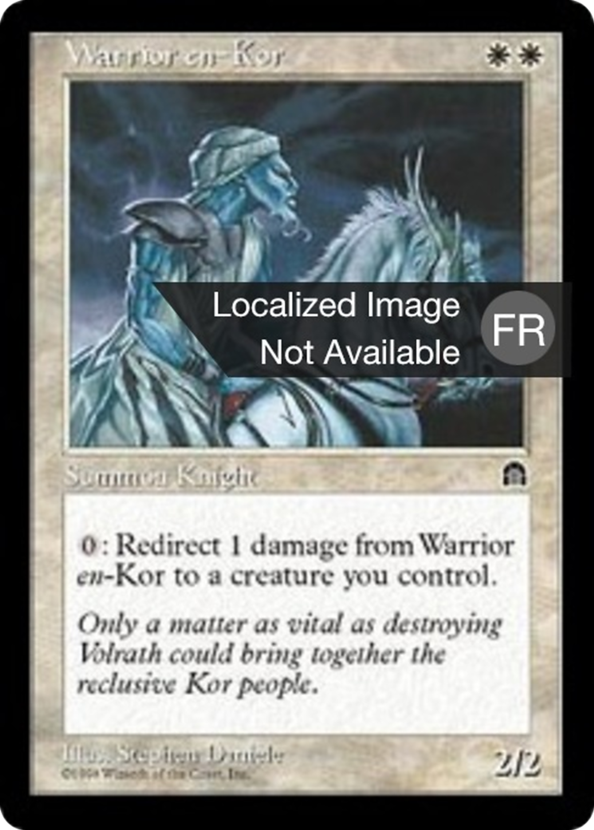 Guerrier en-Kor — Stronghold — Magic: The Gathering