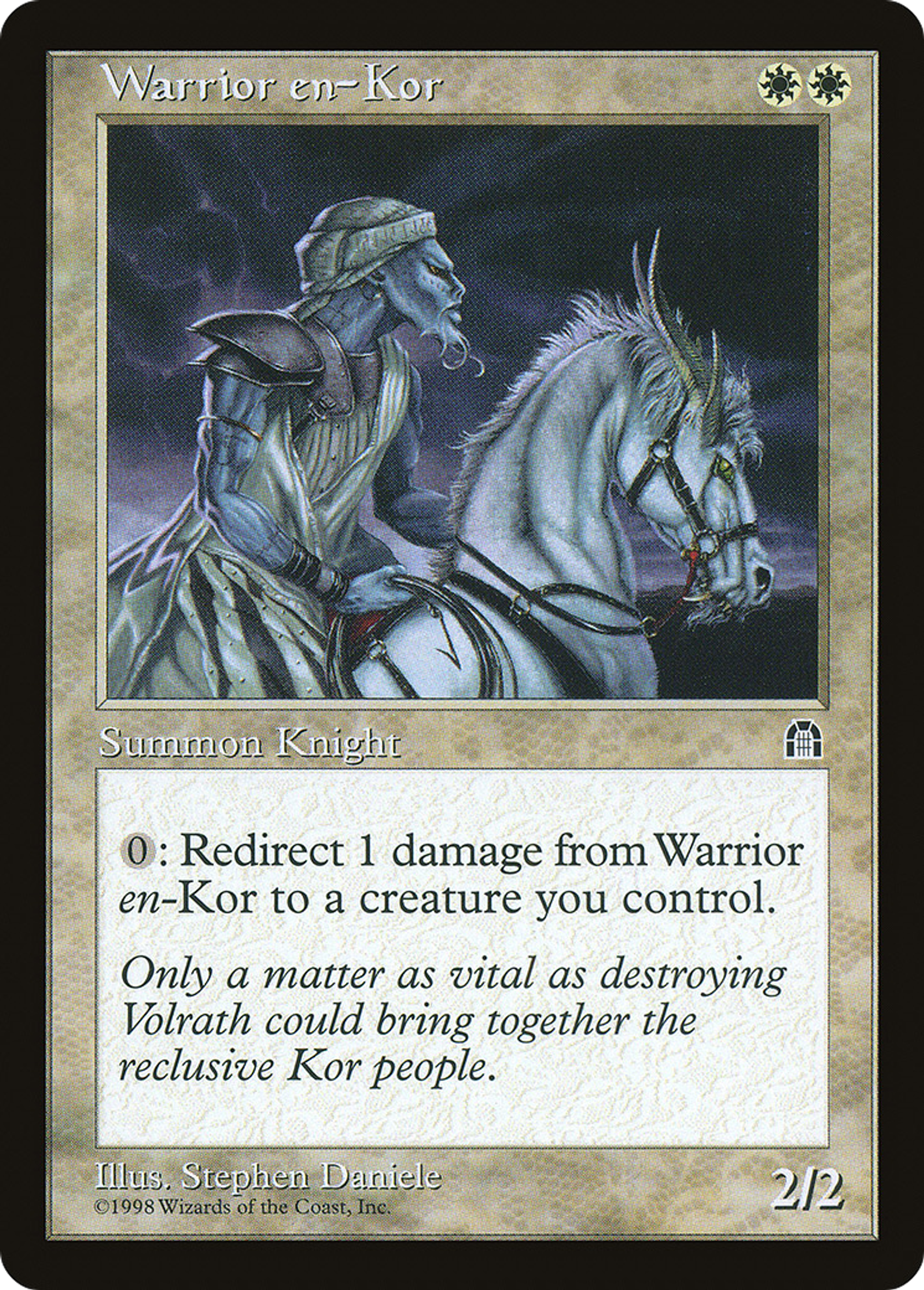 Guerrier en-Kor — Stronghold — Magic: The Gathering