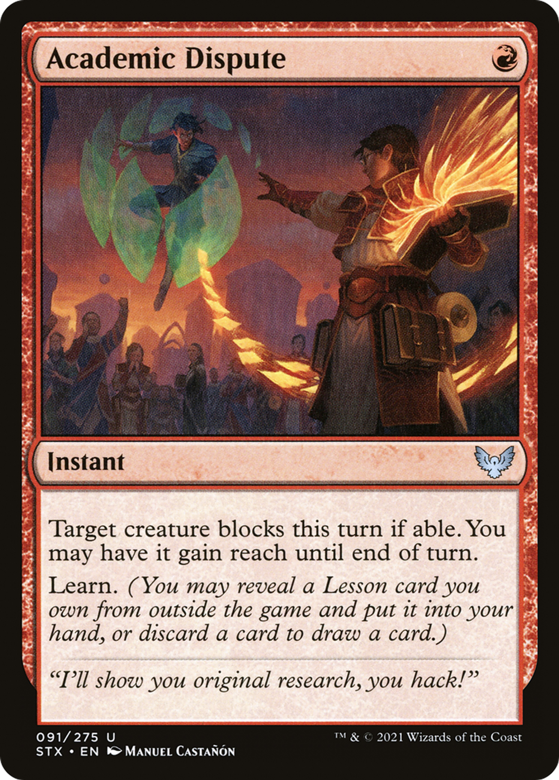 Academic Dispute — Strixhaven: School of Mages — Magic: The Gathering